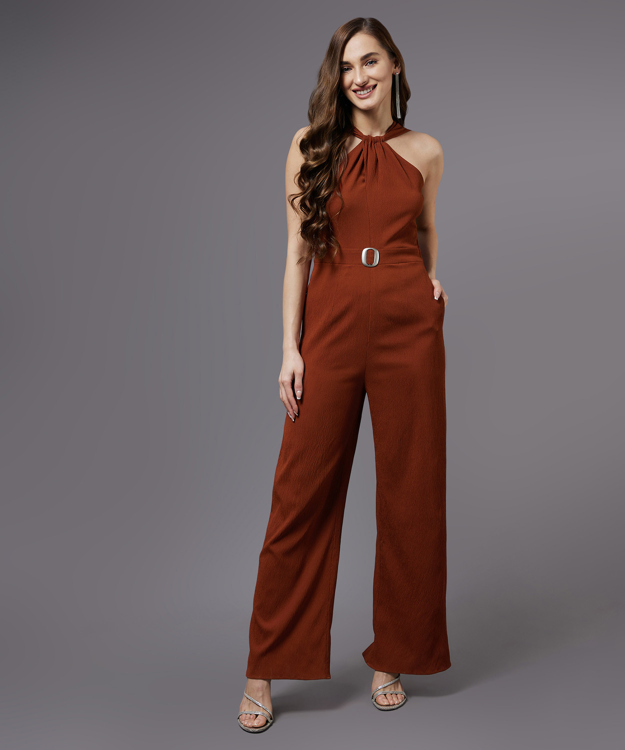 Image of Miss Chase Solid Women Jumpsuit