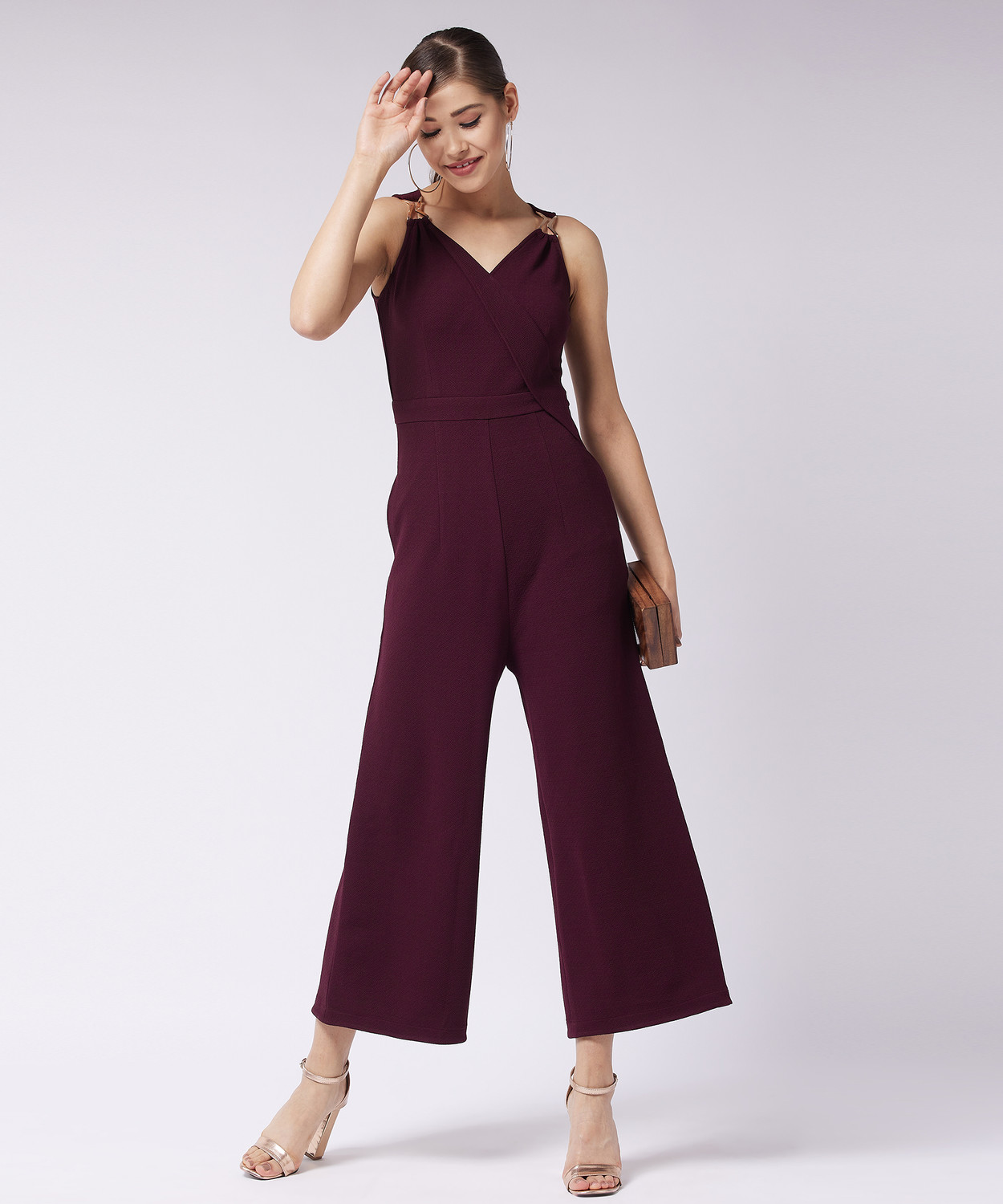 Image of Miss Chase Solid Women Jumpsuit