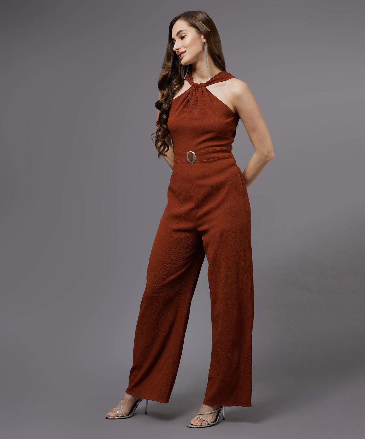 Image of Miss Chase Solid Women Jumpsuit