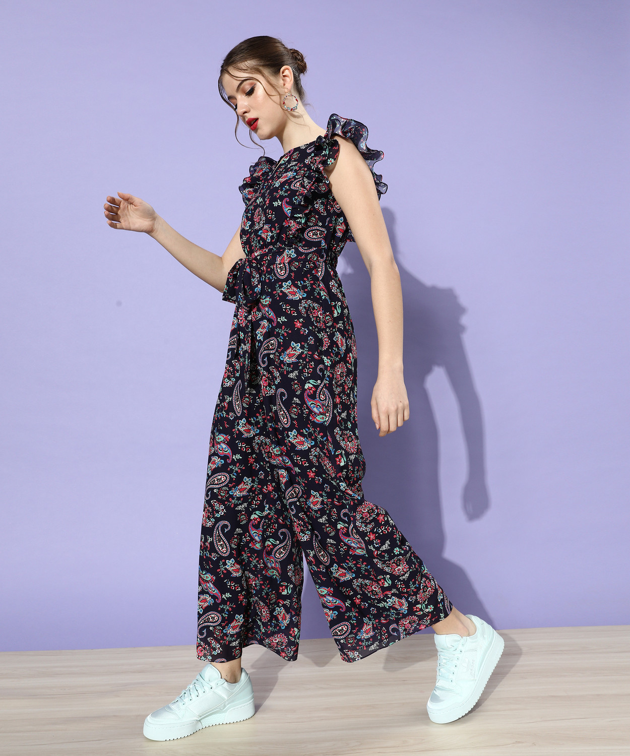 Image of Miss Chase Printed Women Jumpsuit