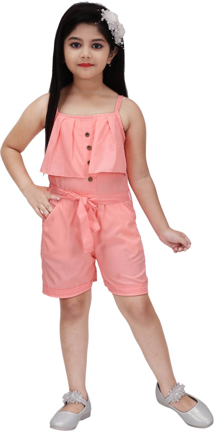 afiyafashionpoint Solid Girls Jumpsuit