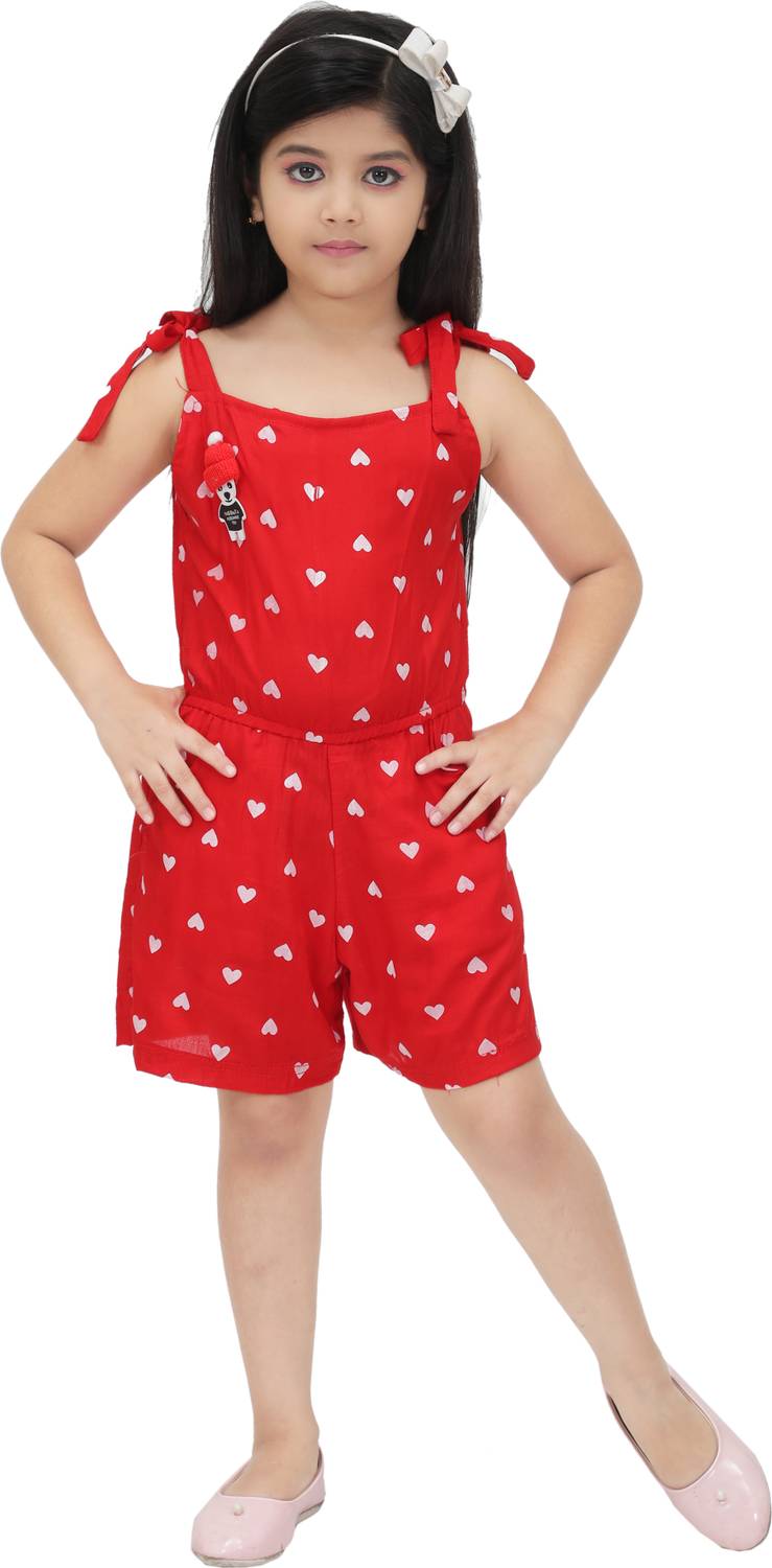 afiyafashionpoint Printed Girls Jumpsuit