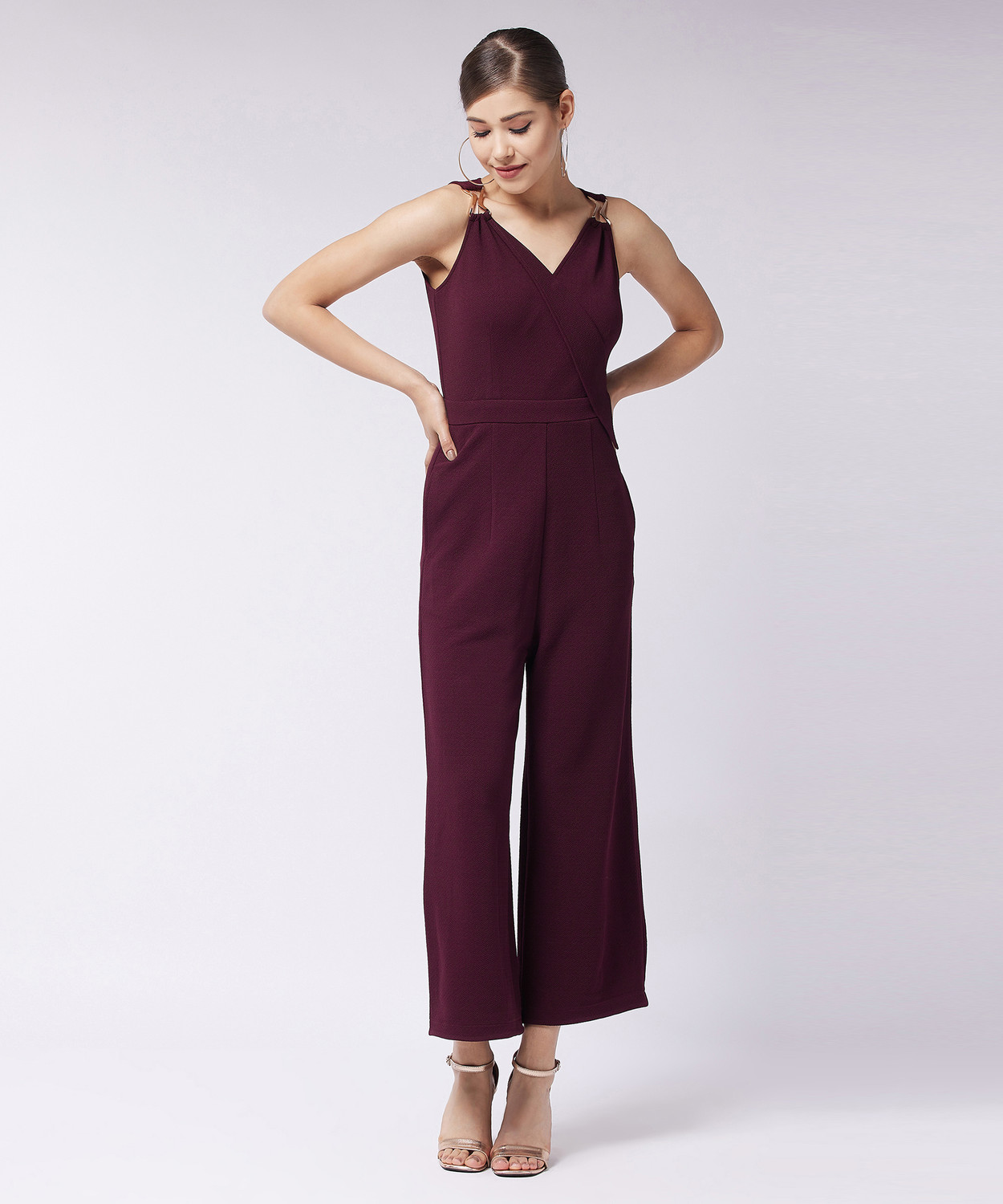 Image of Miss Chase Solid Women Jumpsuit
