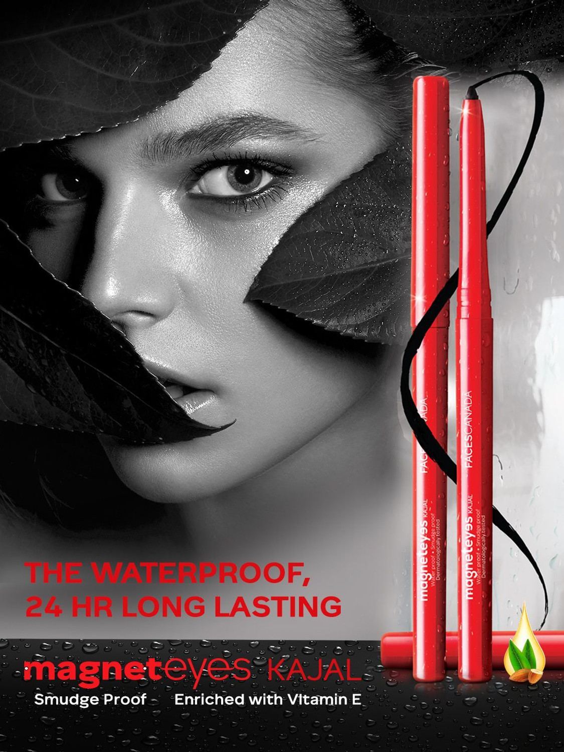 Image of FACES CANADA Magneteyes Kajal | 24HR Long Stay, Smudge & Water Resistant, Fade Proof
