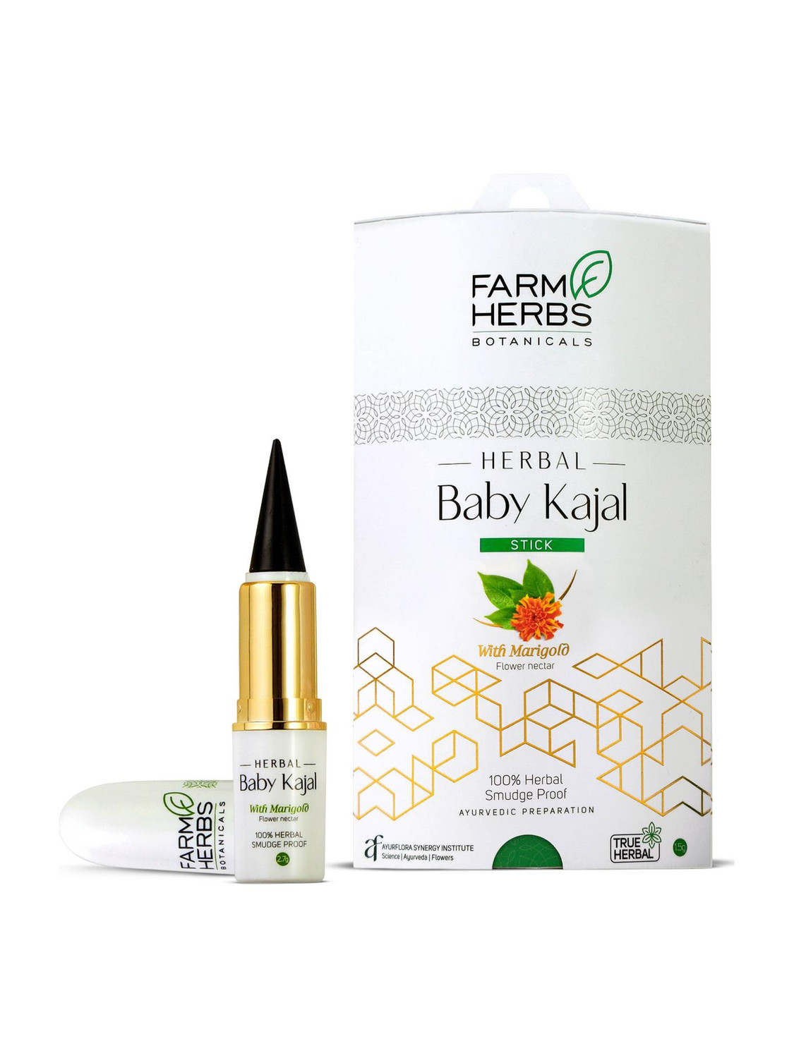 Image of Farmherbs 100% Herbal Kajal Stick for Baby