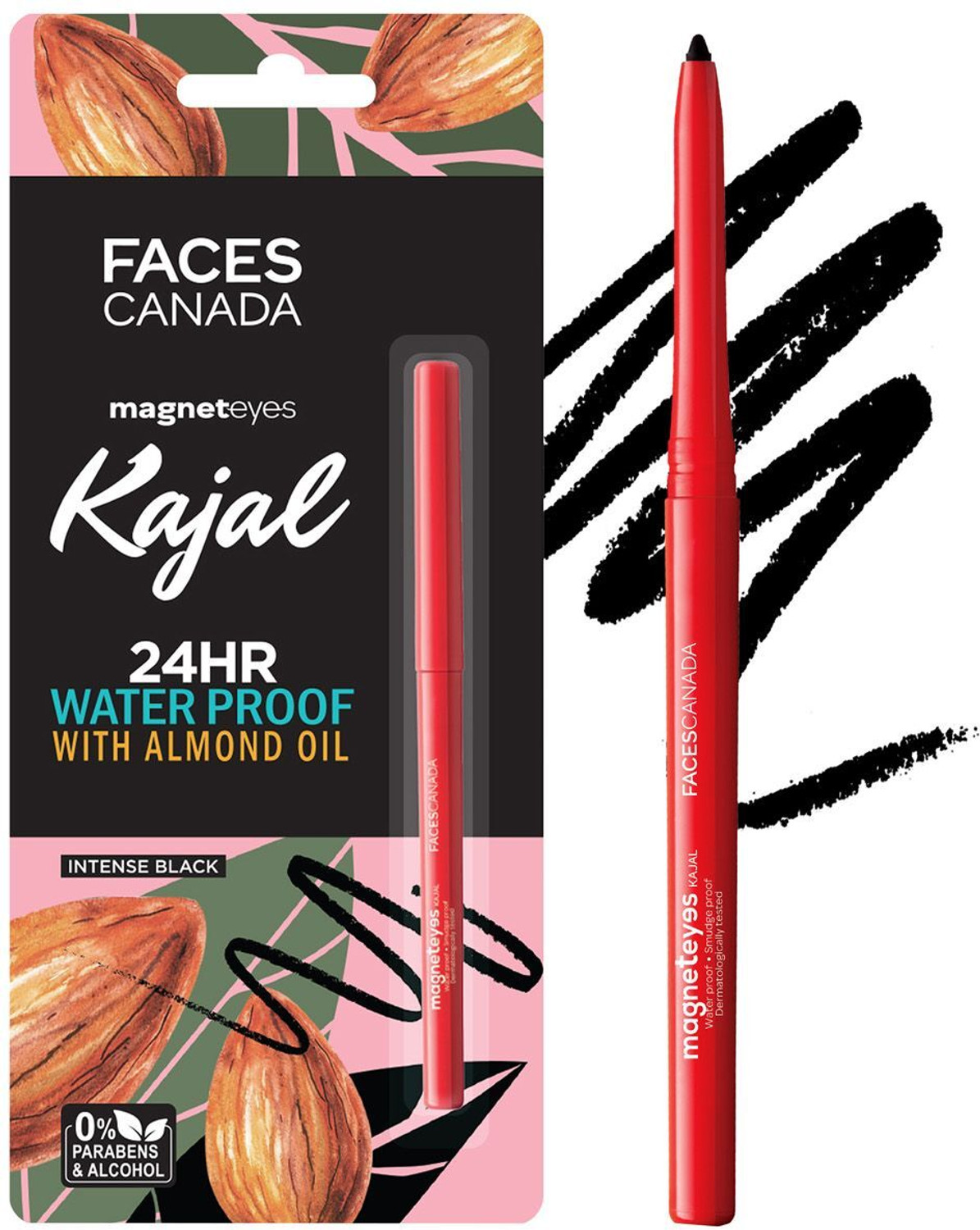 Image of FACES CANADA Magneteyes Kajal | 24HR Long Stay, Smudge & Water Resistant, Fade Proof