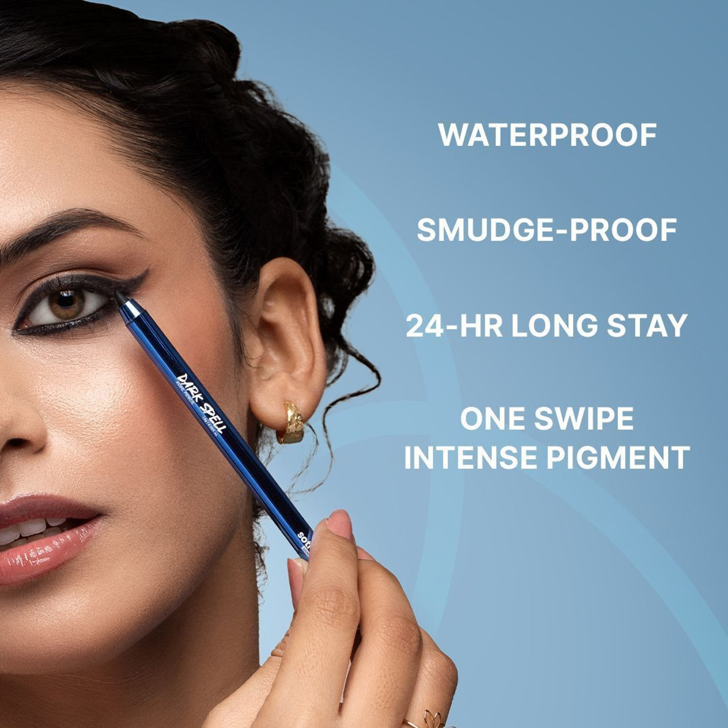 Image of Sotrue Dark Spell Kohl Kajal Pencil with Sharpener, Long-Lasting & Smudge-proof