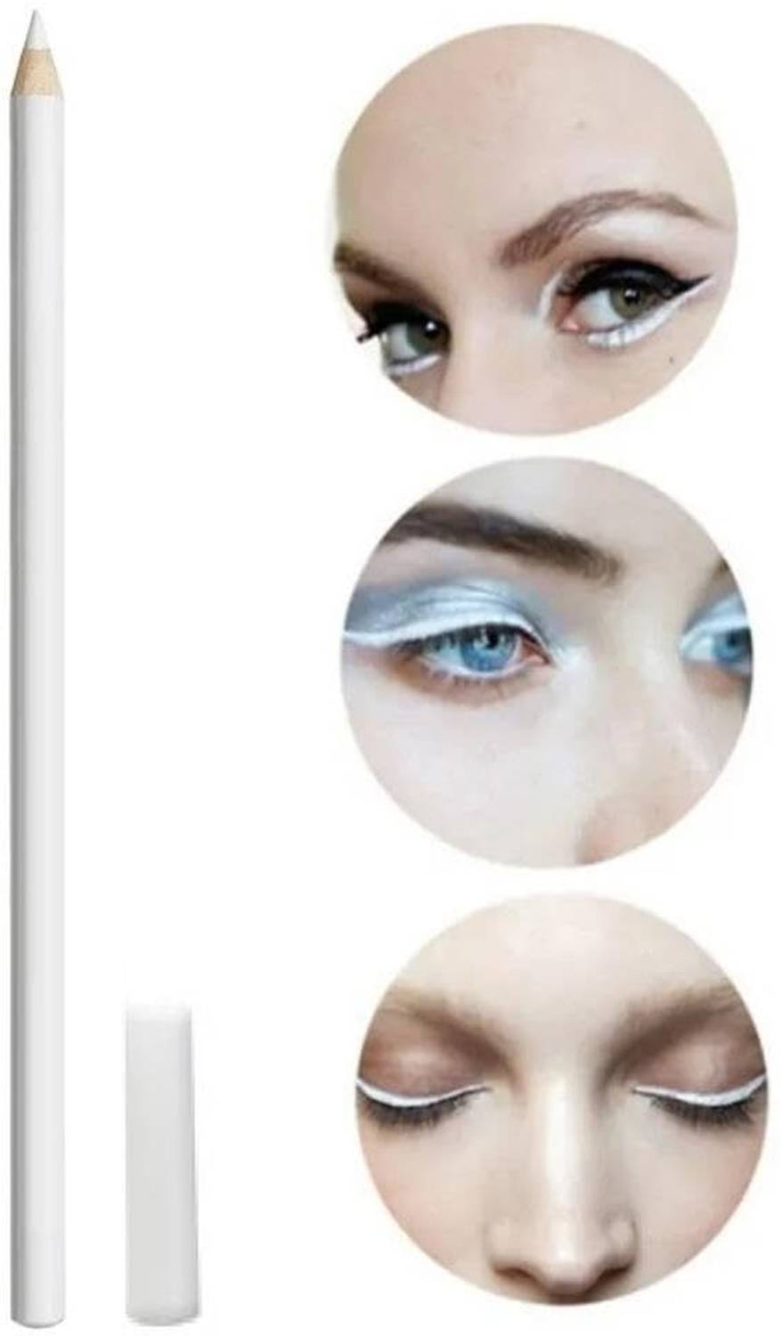 bevauty WHITE PENCIL EYE MAKEUP LINER & KAJAL FOR EXTRA BOLD LOOK-DRAMATIC EYES