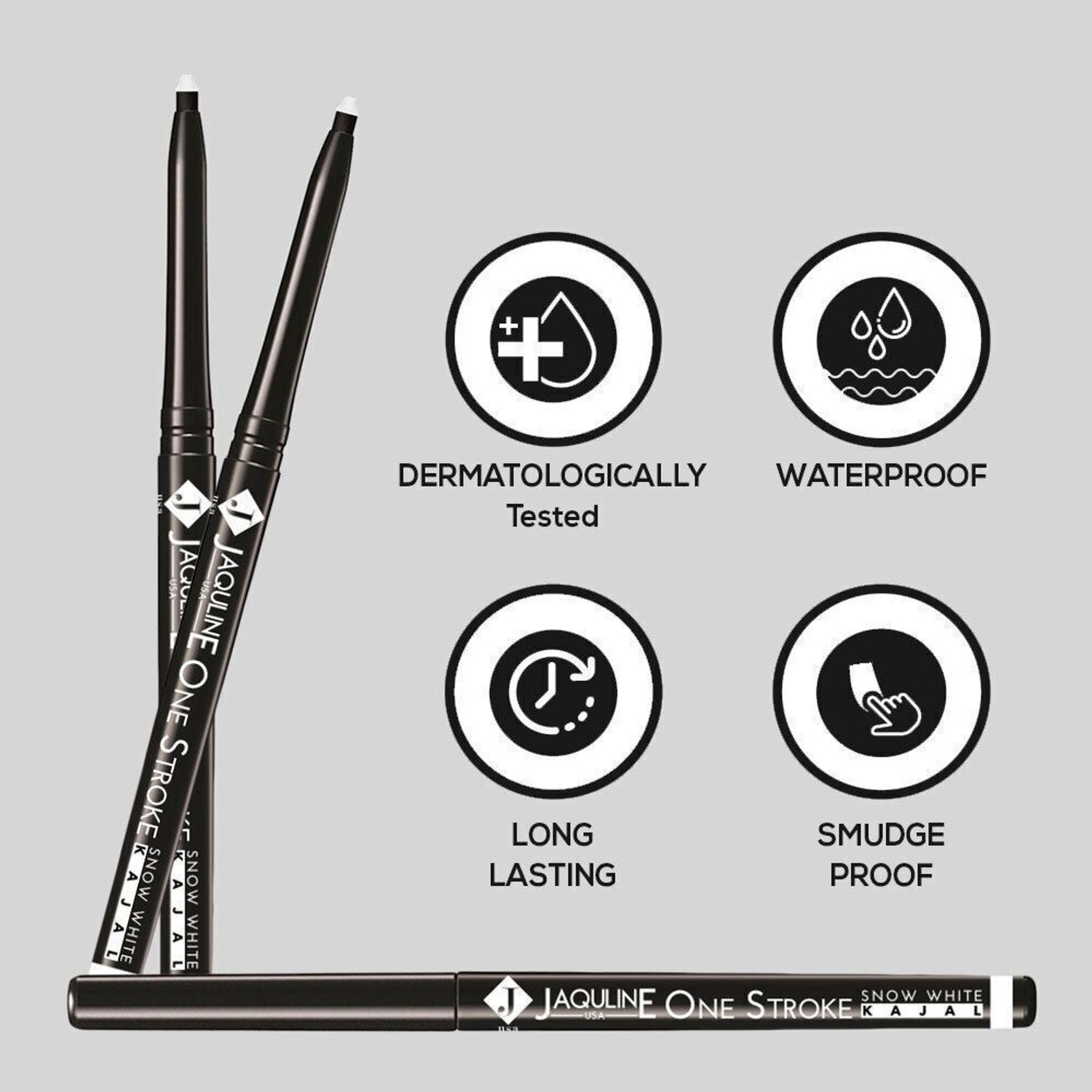 Image of JAQULINE USA One Stroke Kajal Snow White
