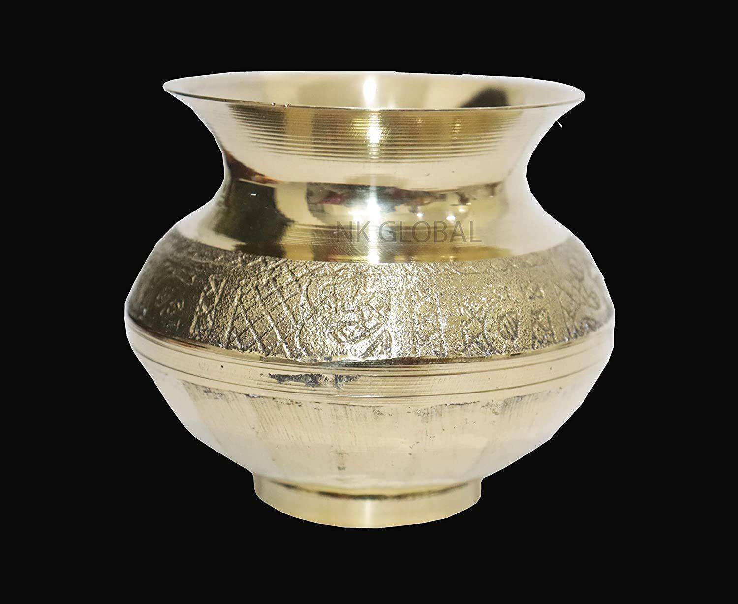 Rudram Brass Kalash Pot - Image 4