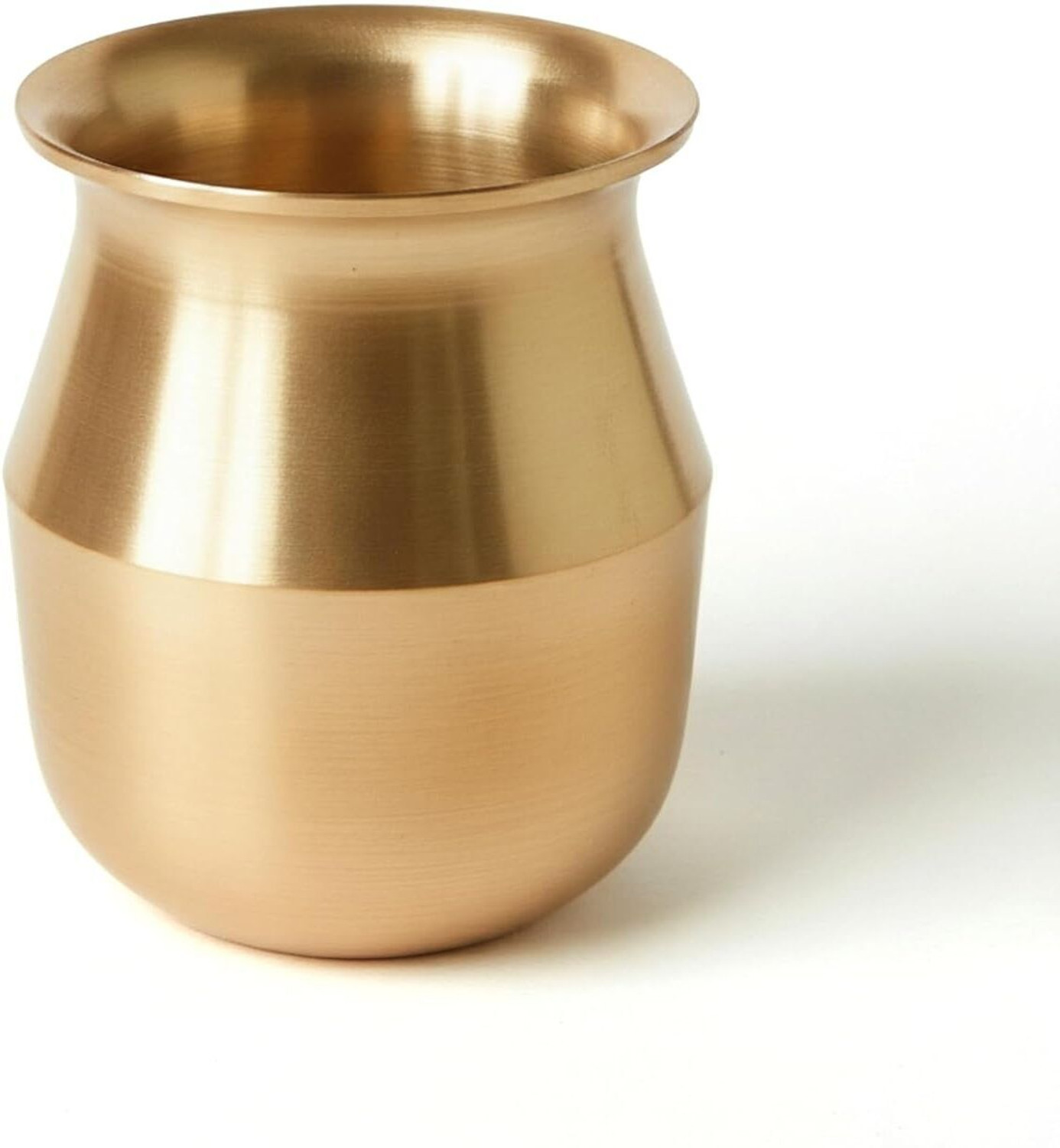 Image of Ram Metals Pure Bronze Lota 400ML | Traditional Pooja Kalash for Daily Worship & Rituals Bronze Kalash