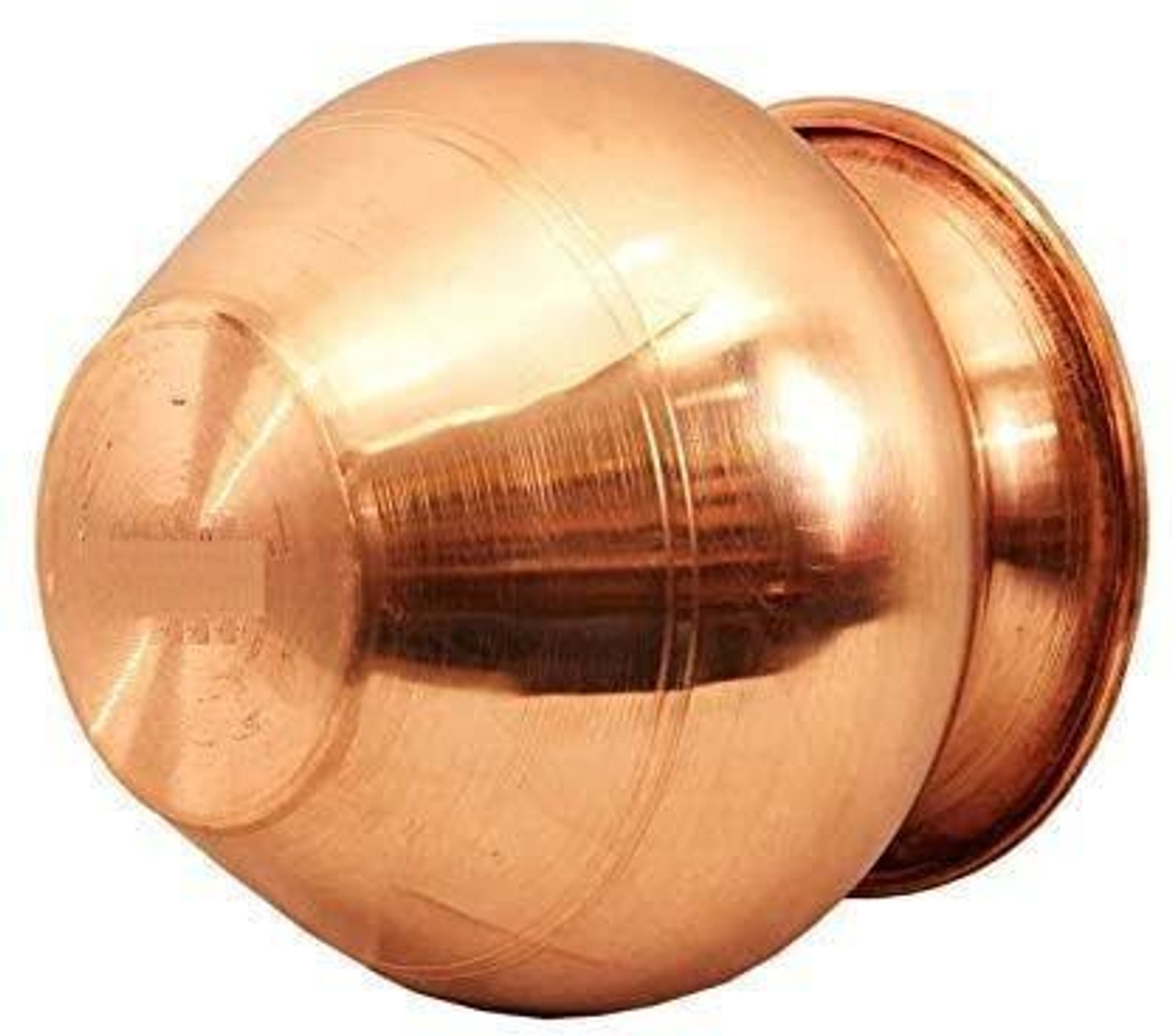 Image of Tannu Craft Copper Plating Kalash Lota For Festival Puja /Worship Pooja Items Iron Kalash