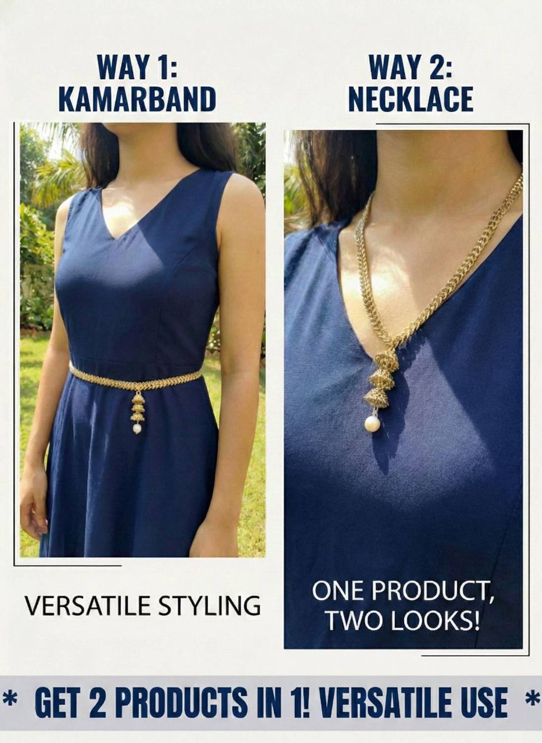 ASAYATI Waist Hip Belt Kamarband