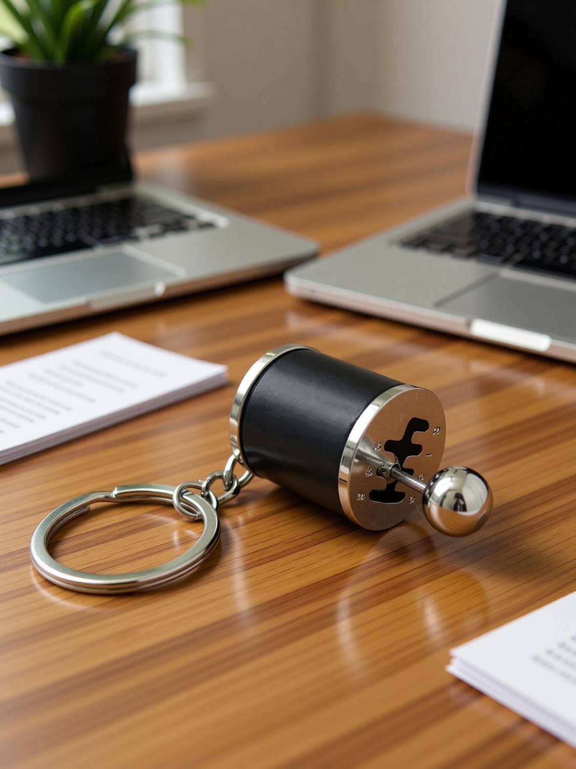 Revernest 6 Speed Gear Box Metal Keychain - Image 3