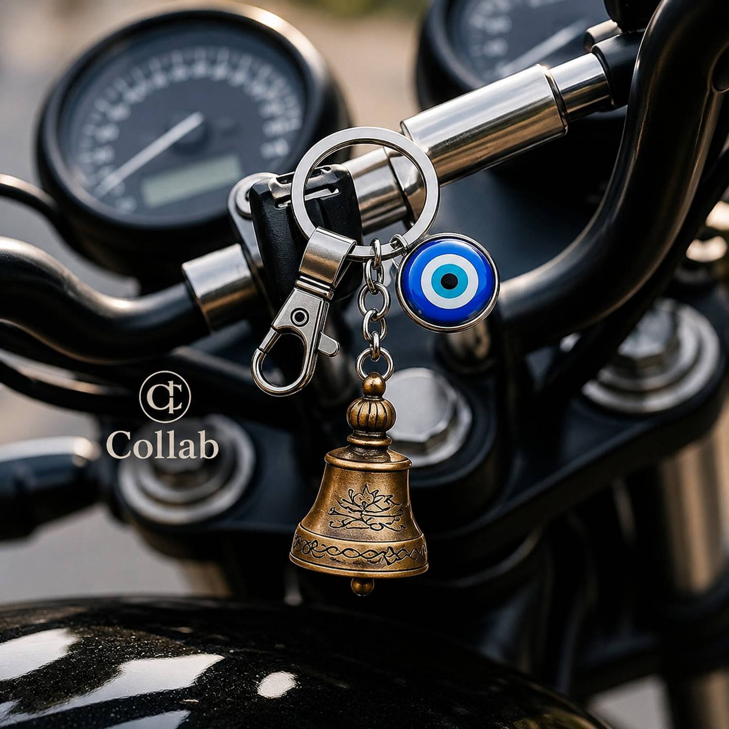 Collab Guardian Bell Keychain - Image 2
