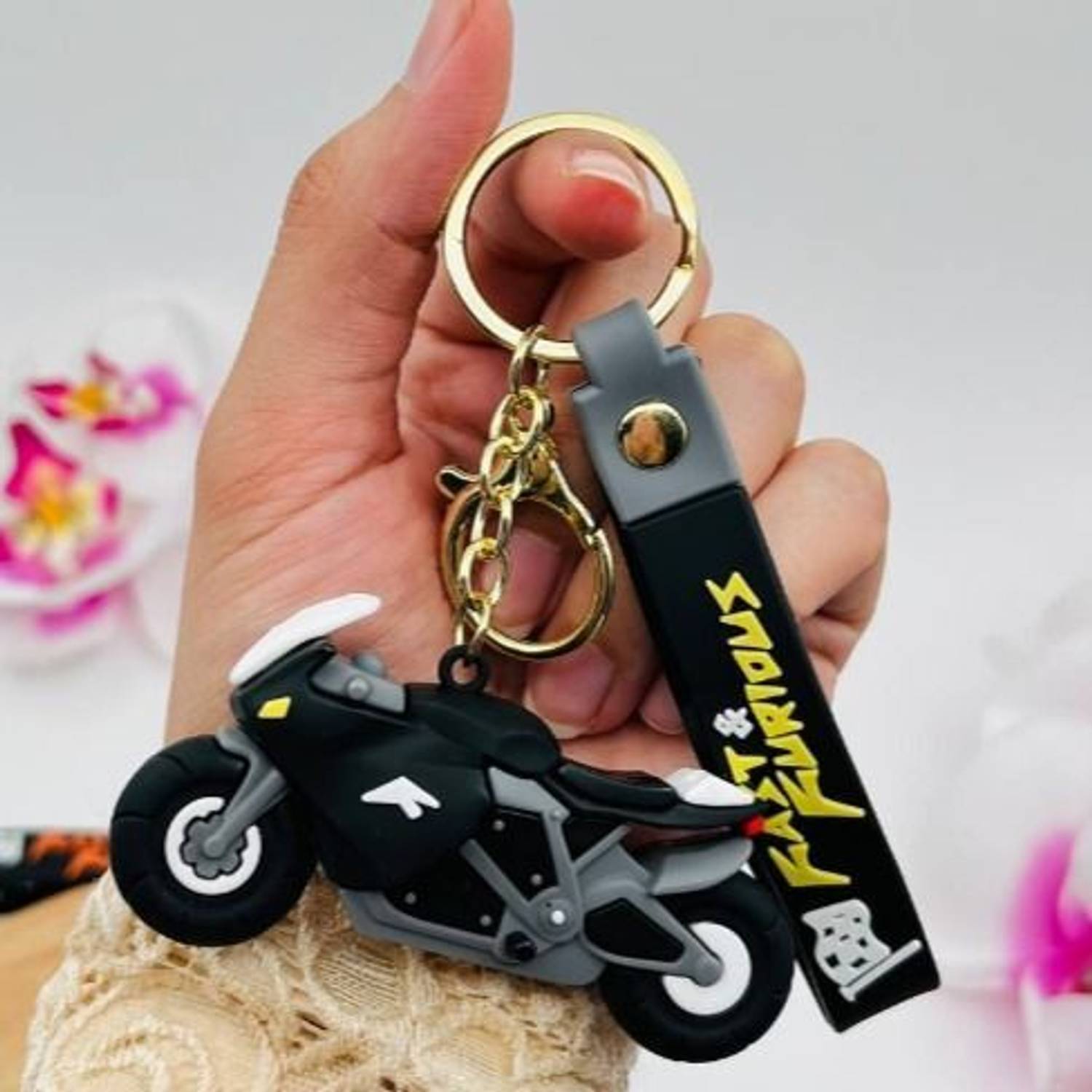 MAVB Racing Bike Rubber Key Rings/Keychain Stylish Design Cartoon MAVB Racing Bike Rubber Key Rings/Keychain Stylish Design Cartoon