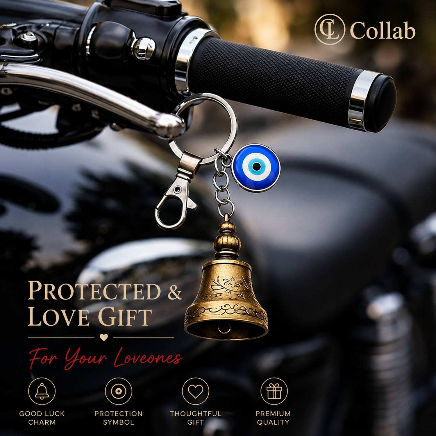 Collab Guardian Bell Keychain - Image 4