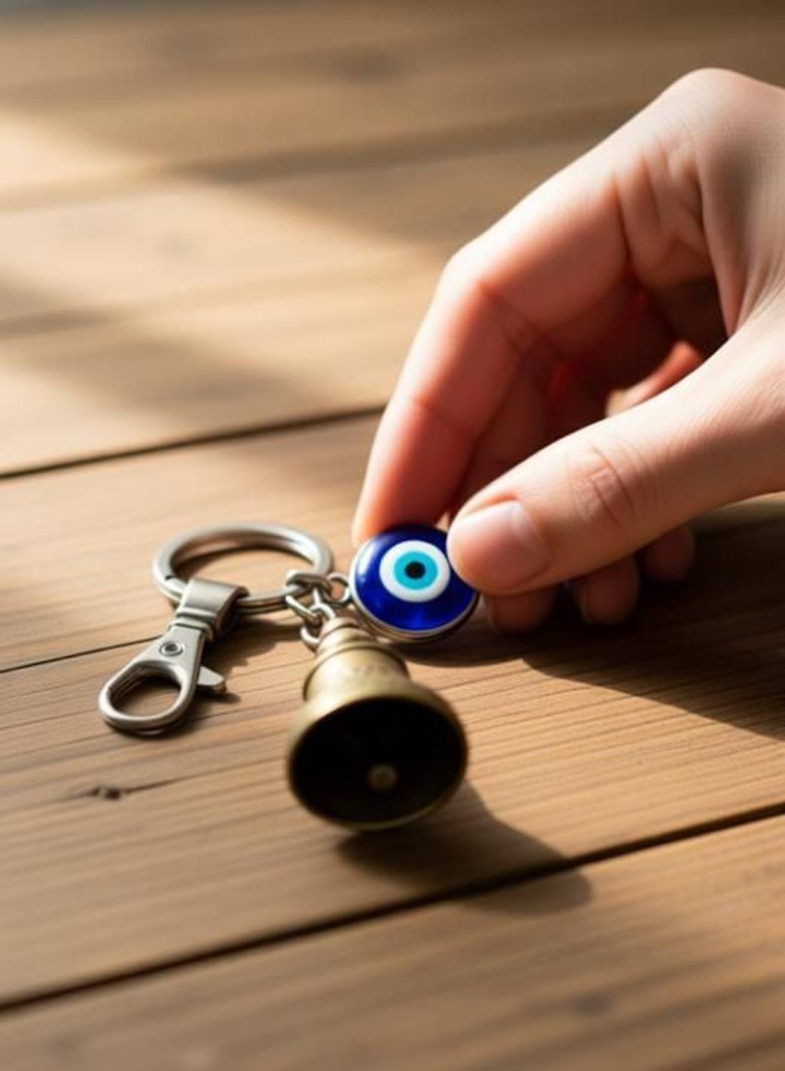 Ringzanio Bell Evil Eye Key Chain - Image 2