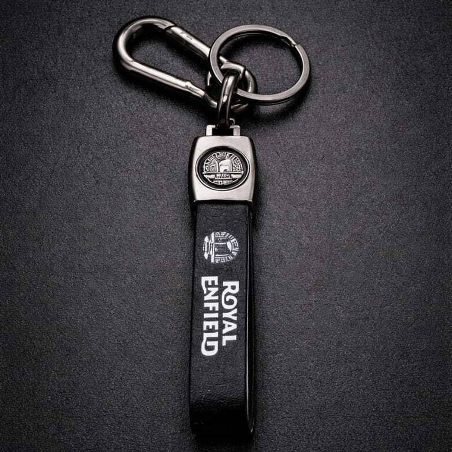 Keysoul Royal Enfield Leather Bike Keychain Pack 1 - Image 1