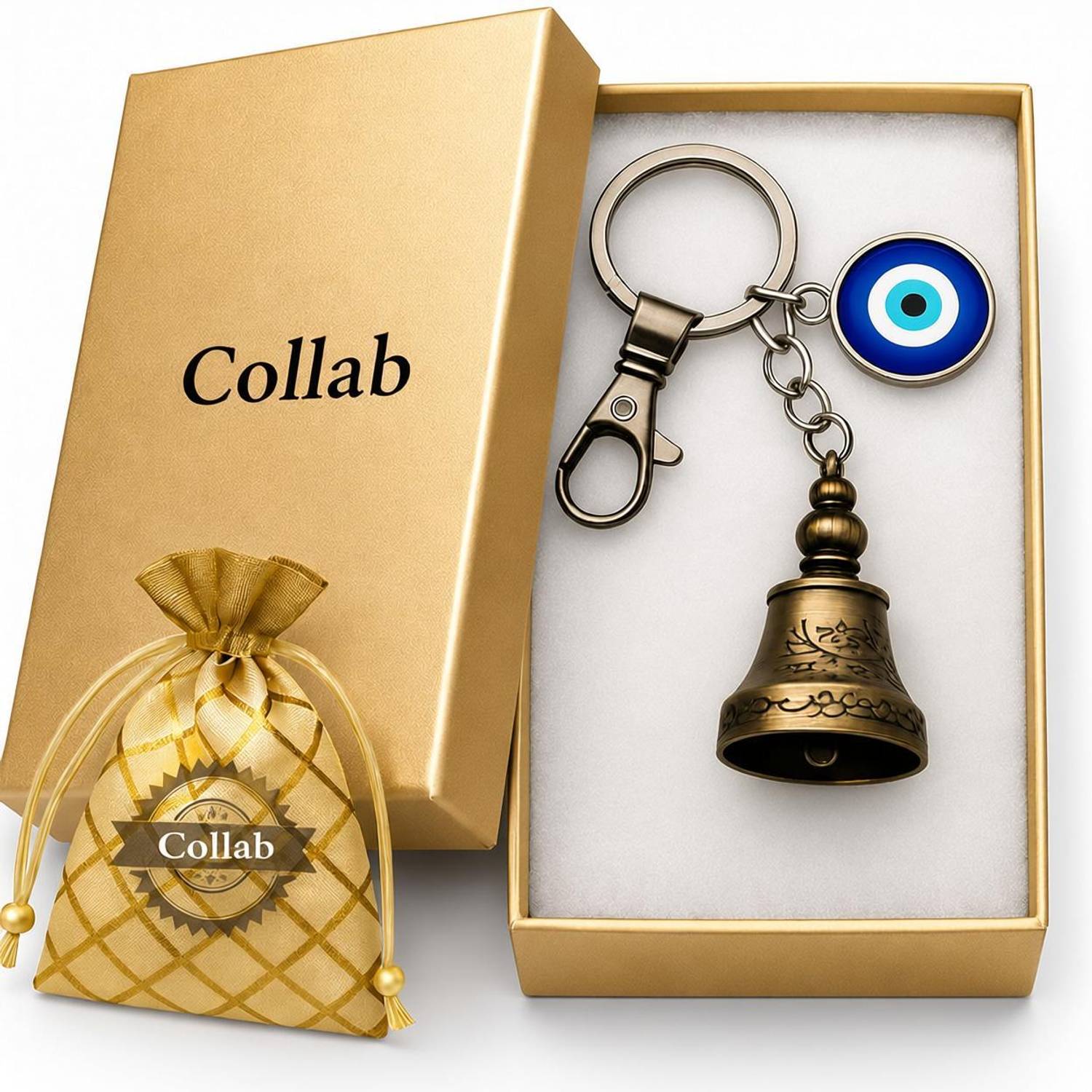 Collab Guardian Bell Keychain - Image 1