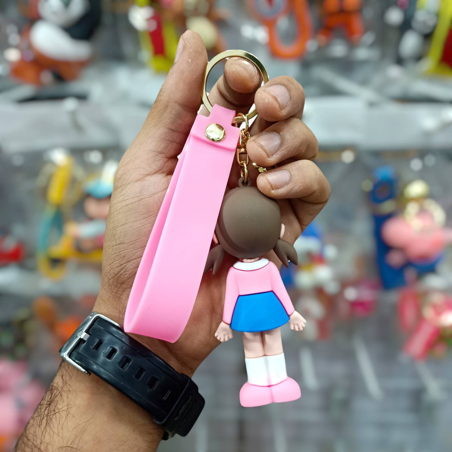 Classic Quirk Cute Anime Doremon Shizuka Silicone 3D Adorable