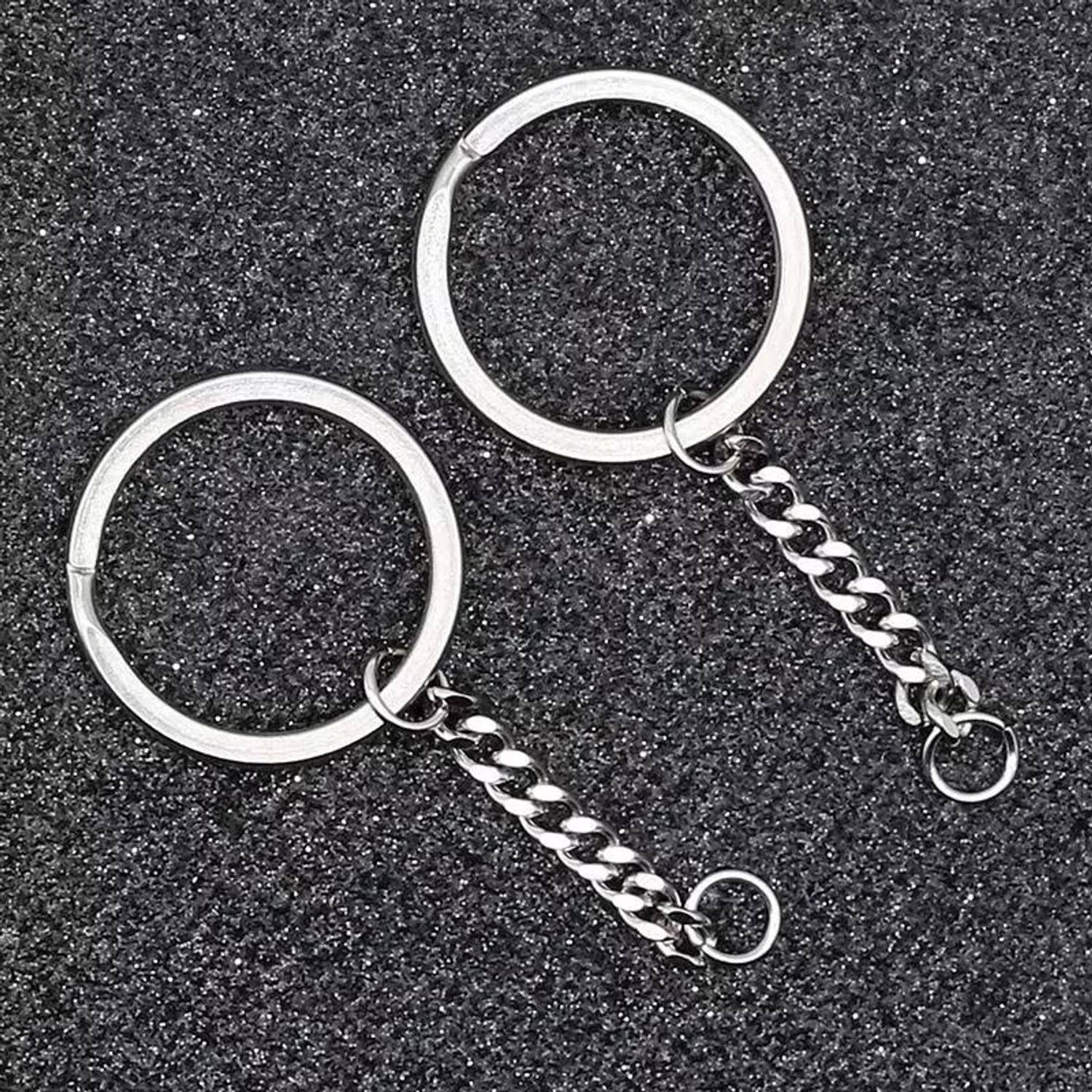 Key Rings Strong Split Rings Alloy Steel 25 MM Flat Key Chain Rings Metal Split Ring At ₹ 1/piece In  Mumbai