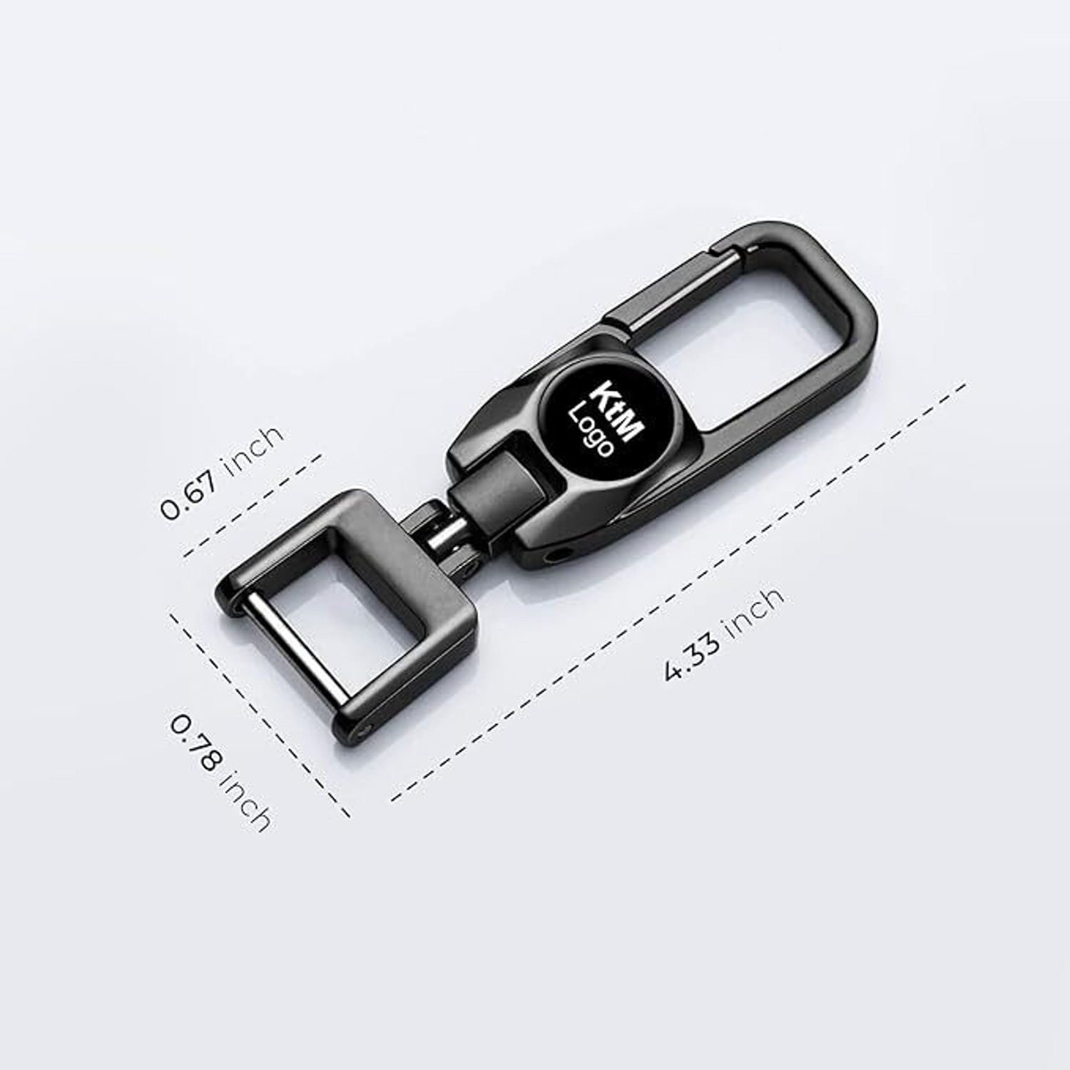 Image of Keycraft Metal Keychain compatible with KTM Motorcycles Key Chain