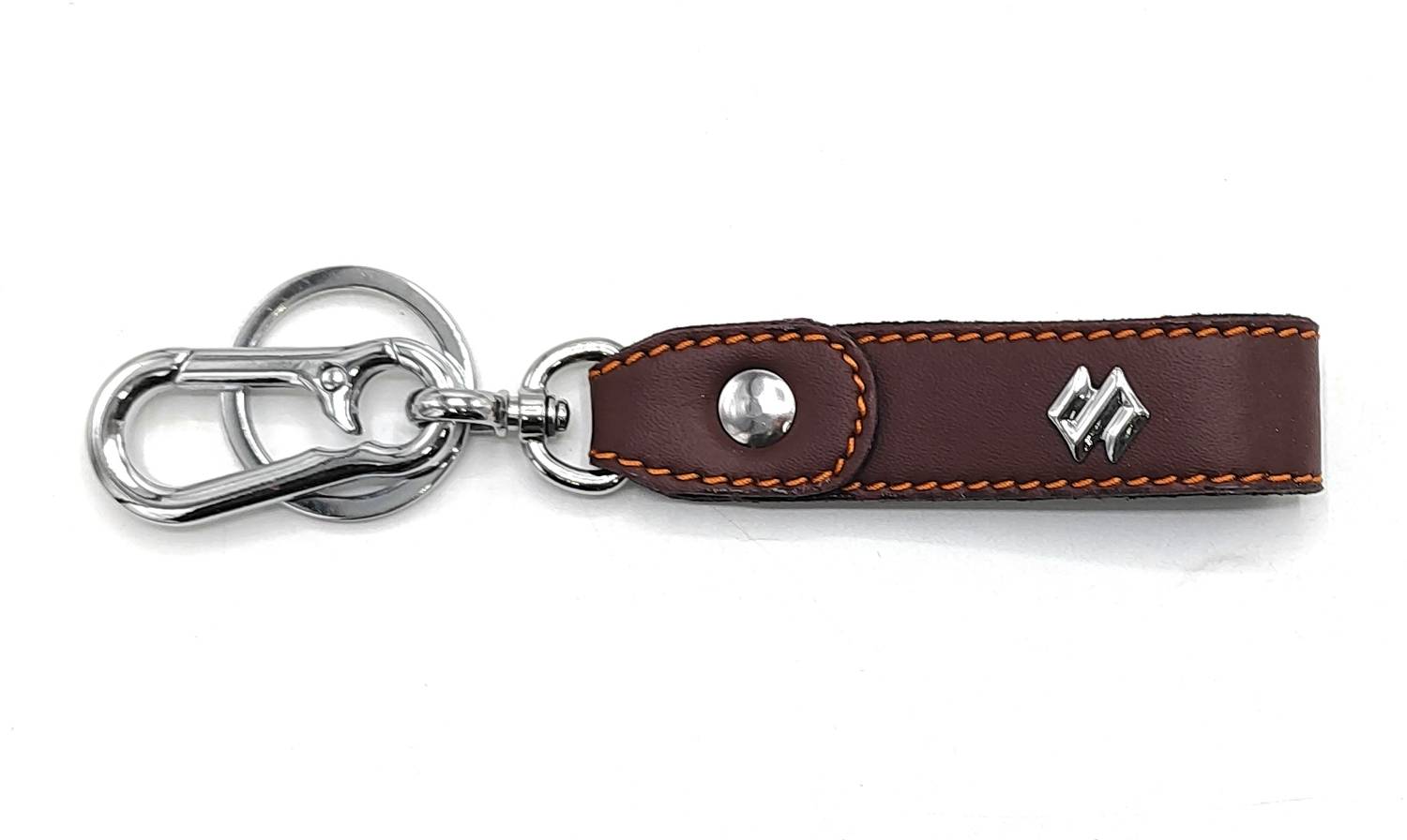 Jdp Novelty Premium Quality Leather Metal Keychain. Leather Strip