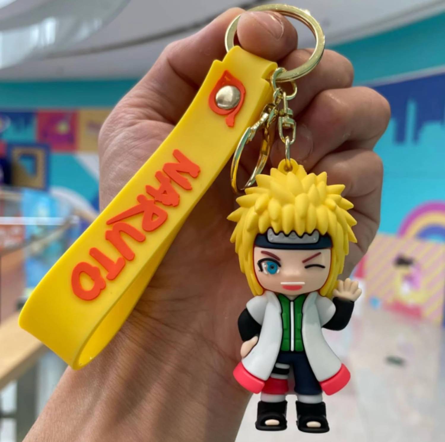 HappierYou Naruto Anime Minato Namikaze Character Keychain with