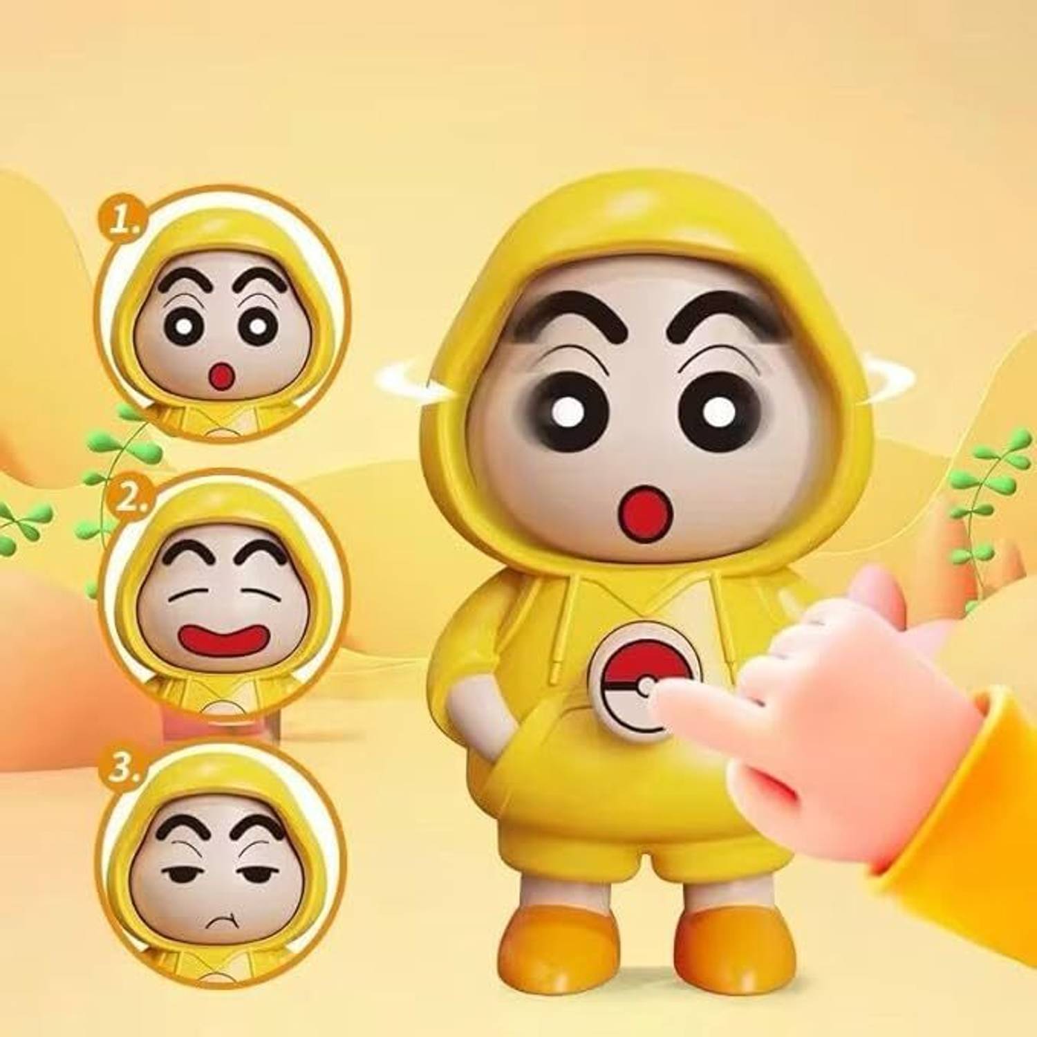 NAVIXA face changing shinchan keychain | shinchan toy Key Chain