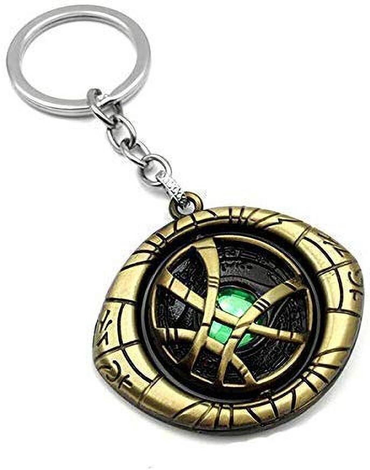 RAJ Doctor Strange Eye of Agamotto Keychain, Gold - Image 1