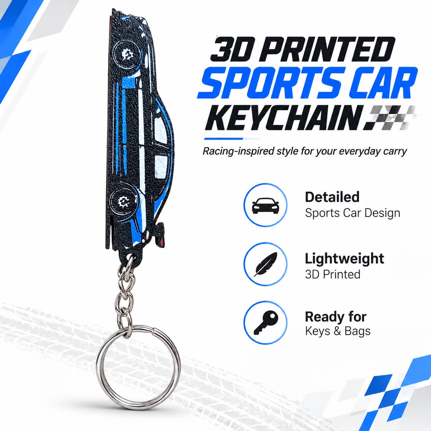 AVCW BMW M Series inspired 3D printed magnetic keychain, perfect gift for car lovers! Key Chain