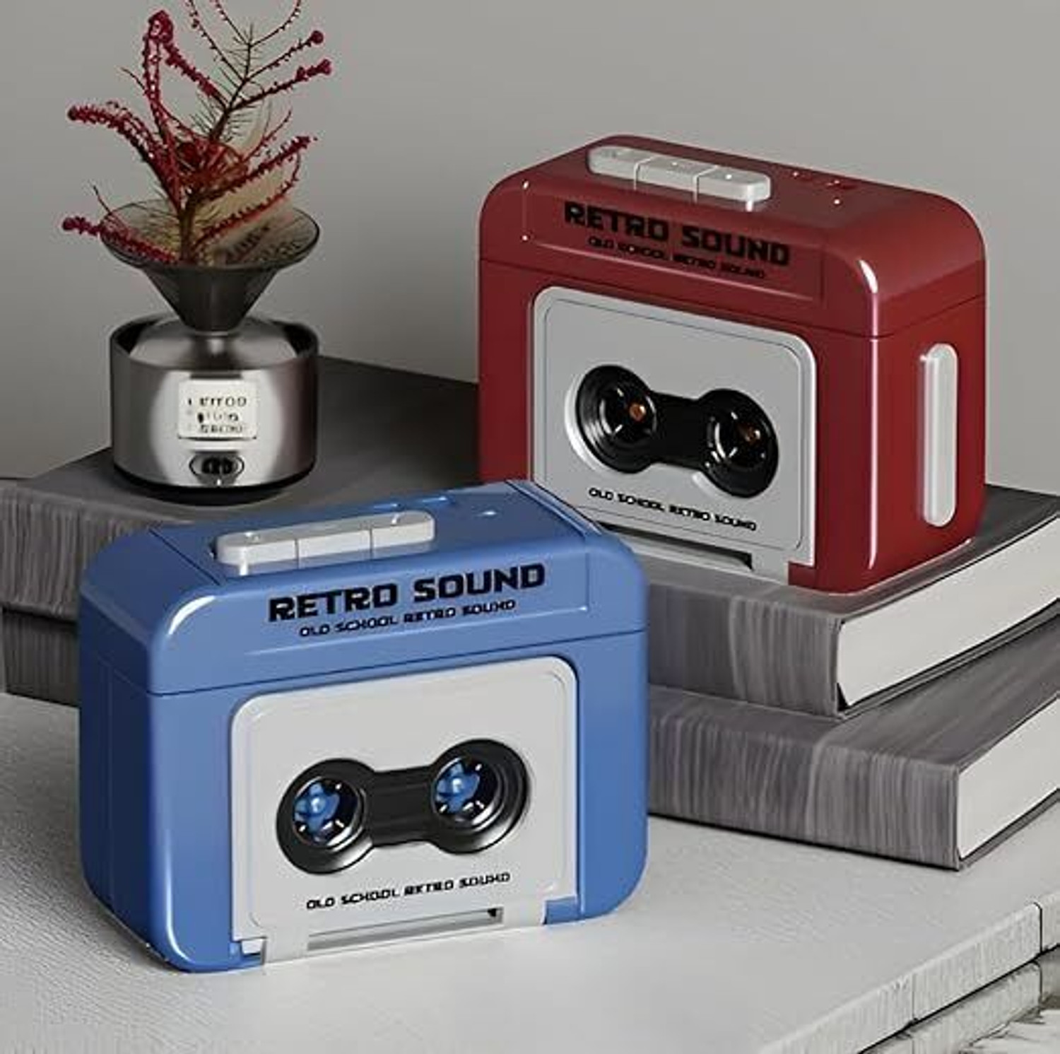 Image of Shreeyogi Mini Retro Radio Keychain with Voice Recorder & Music Player - 15-Second Audio Key Chain