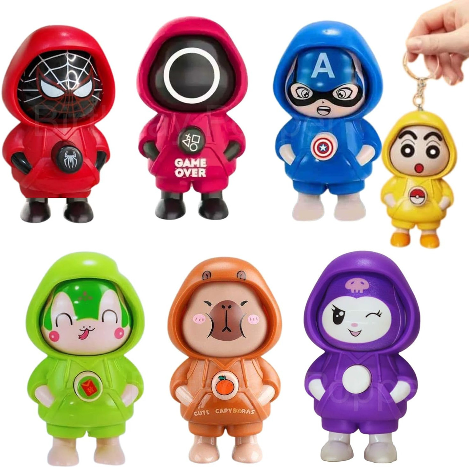 Image of Suvoria Face Changing Keychains Key Chain