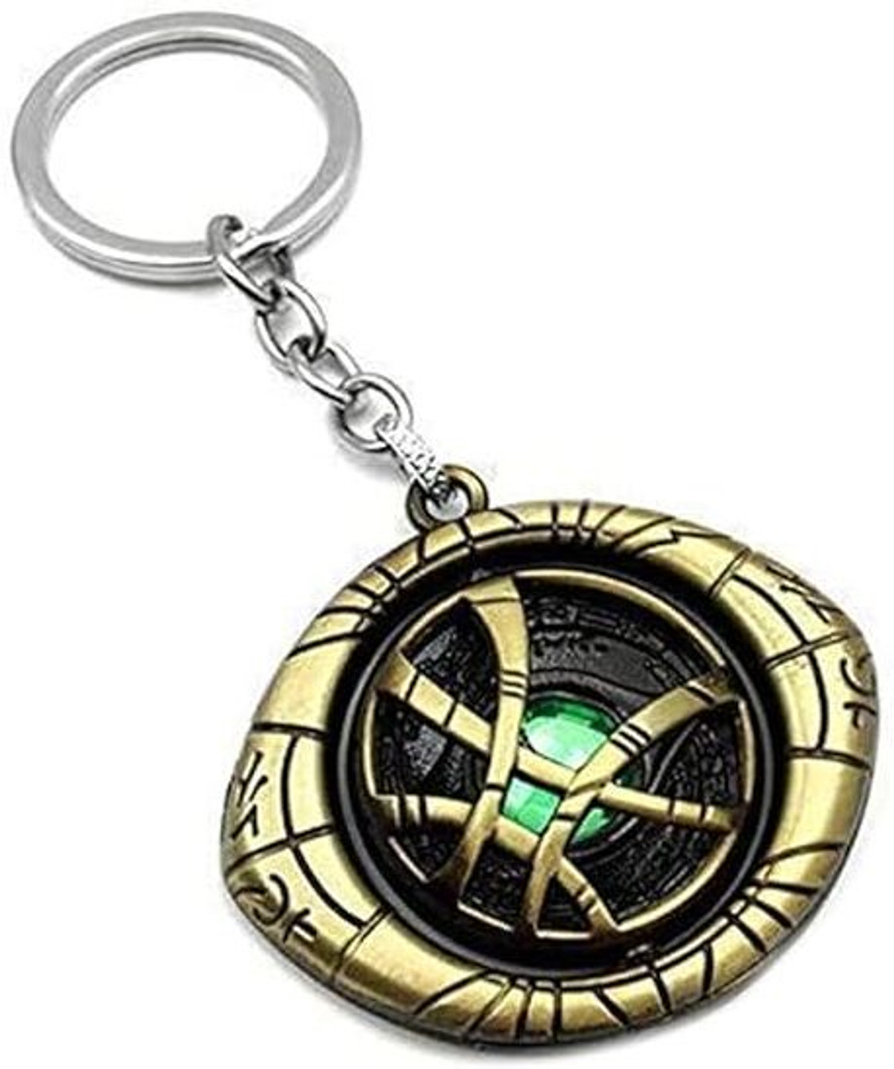 Image of 24x7 Rotating Premium The Avengers Captain America Shield Metal Key Chain