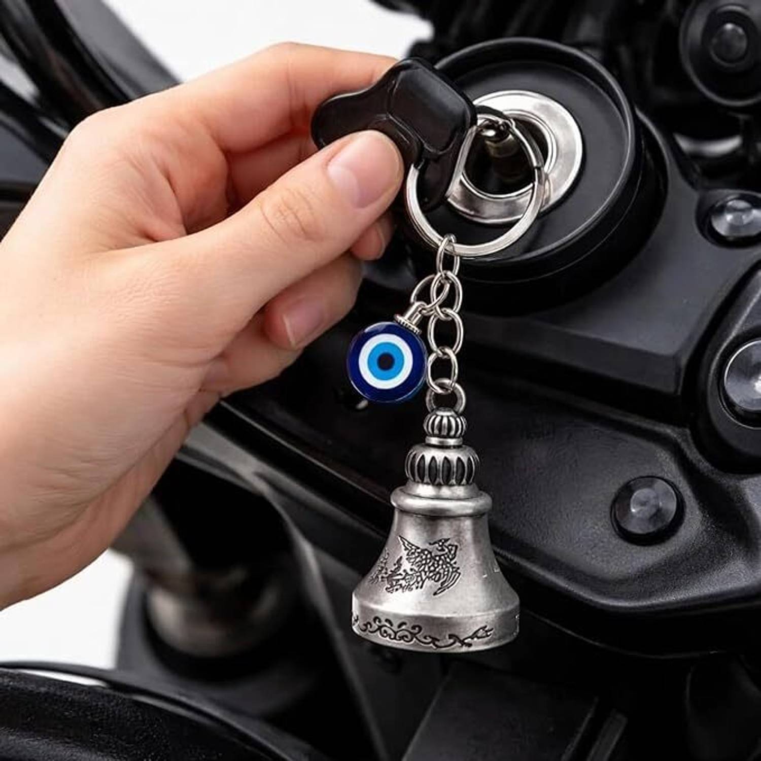 ShopTop GX1 Guardian Bike Bell with Evil Eye - Image 3