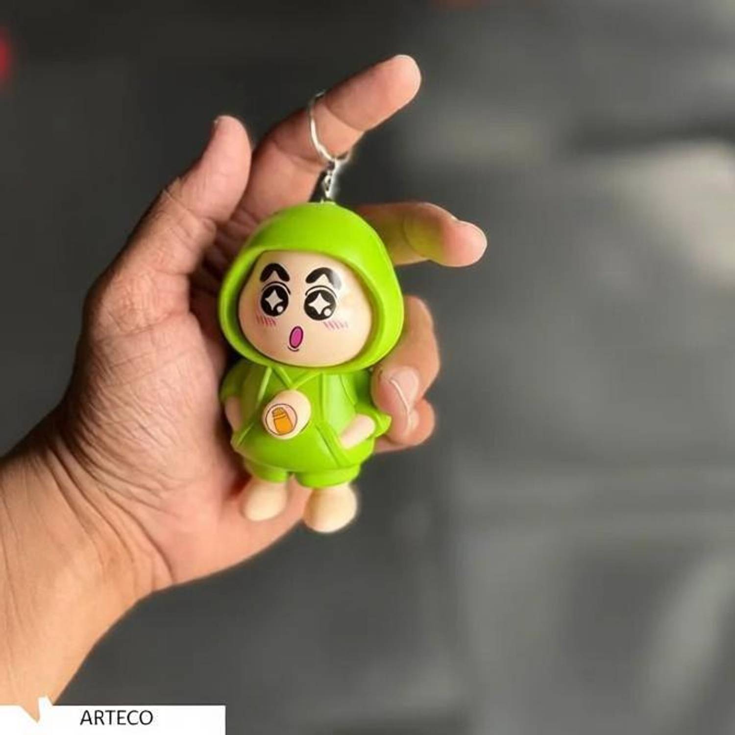 ARTECO Cartoon schinchain face changing Key Chain