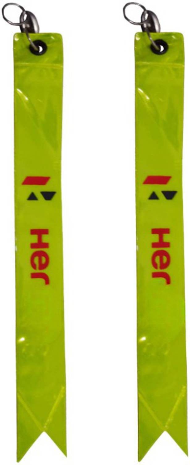Autobrand Bike Radium Warning Tag for Hero (Pack of 2) Key Chain