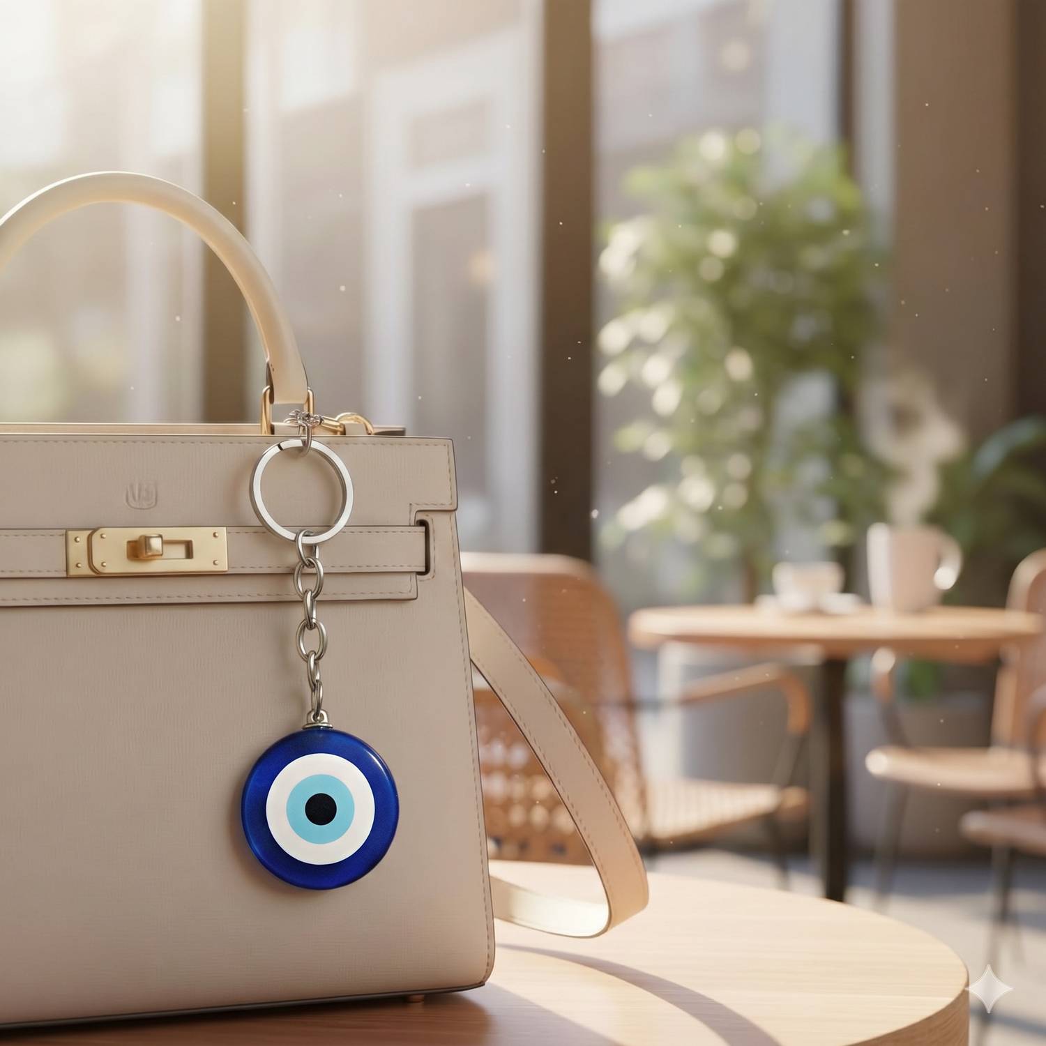 Nandisth Blue Evil Eye Keychain - Image 4