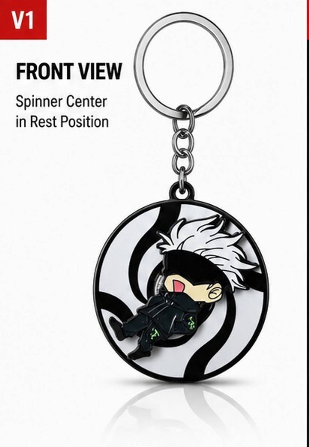 lsaiah Naruto Spinner Wheel Keychain - Image 4
