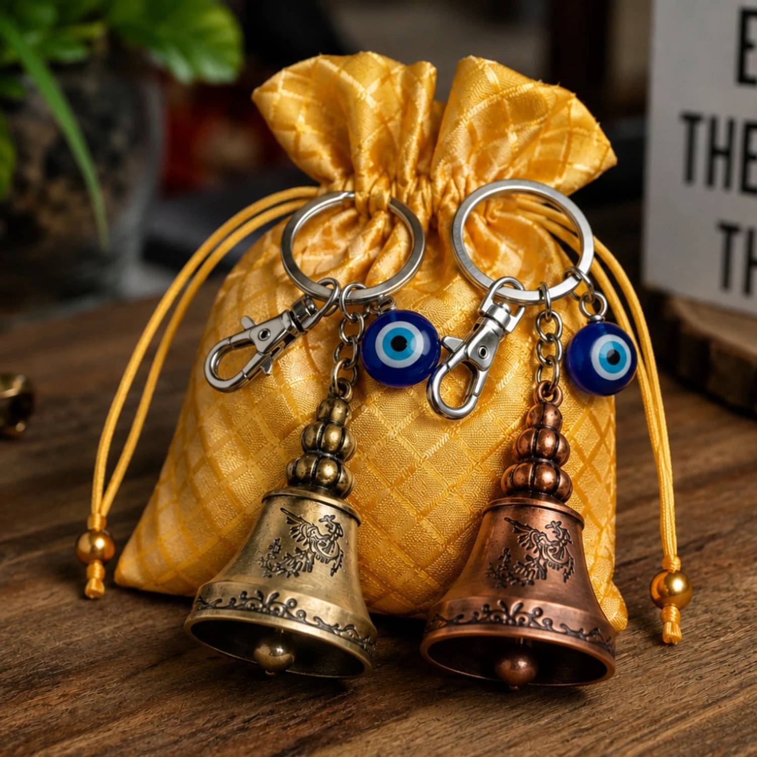 Collab Guardian Angel Motorcycle Key Chain - Image 5