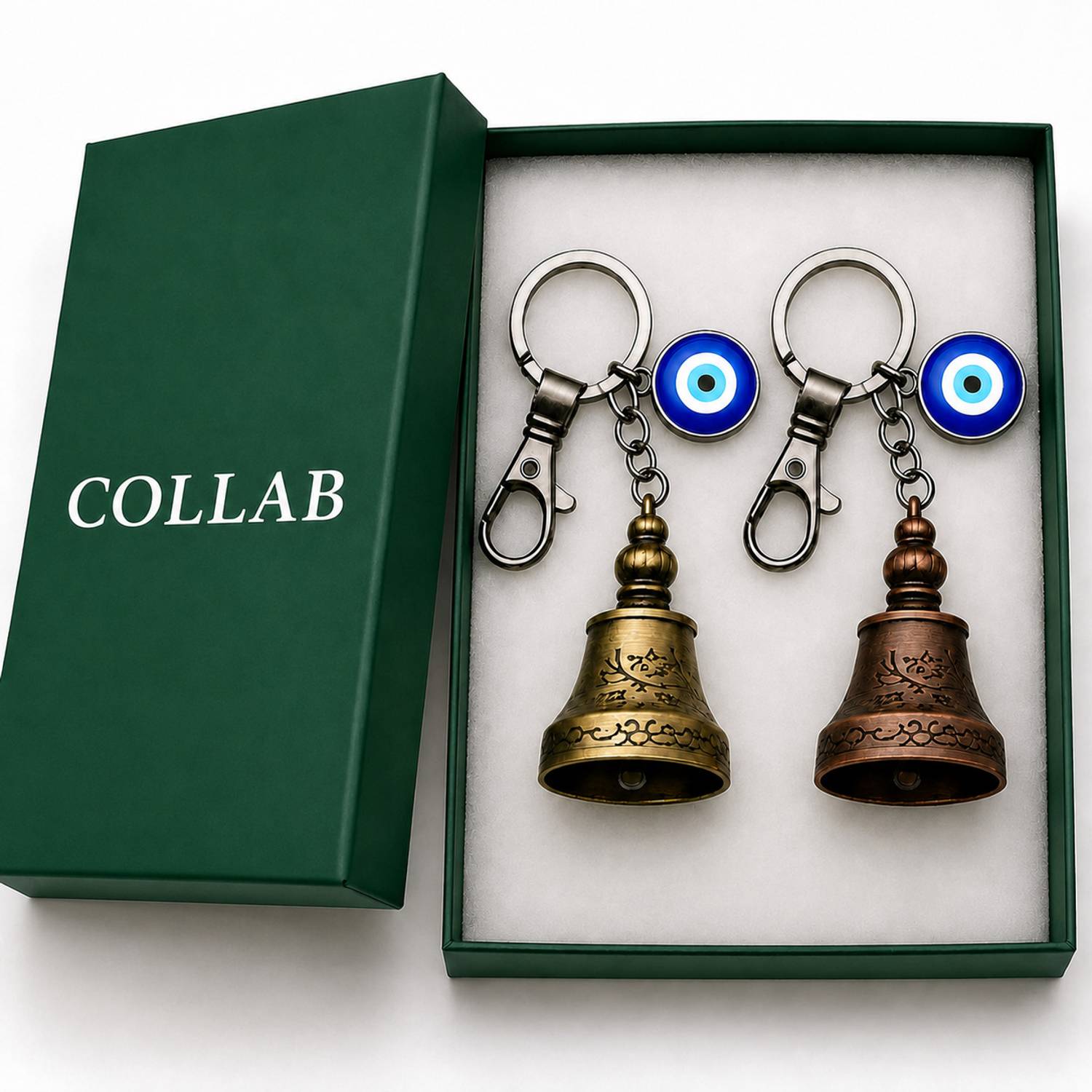 Collab Guardian Angel Motorcycle Key Chain - Image 1