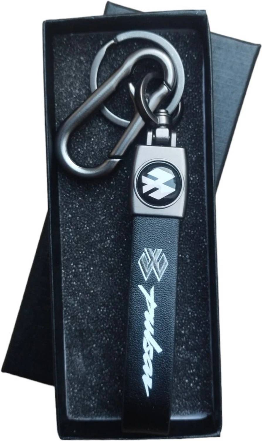 ミュージシャン pointless journey LOGO KEY CHAIN BLACK JNV Leather Keychain Compatible With Bikes | | Of 1 Key Chain