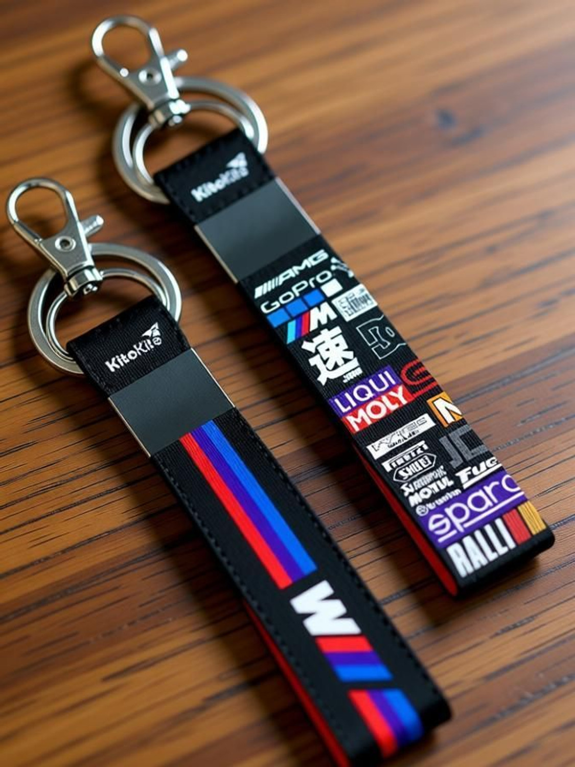 Image of KitoKite Racing Combo for Car & Bike Lovers | Pack of 2 Key Chain