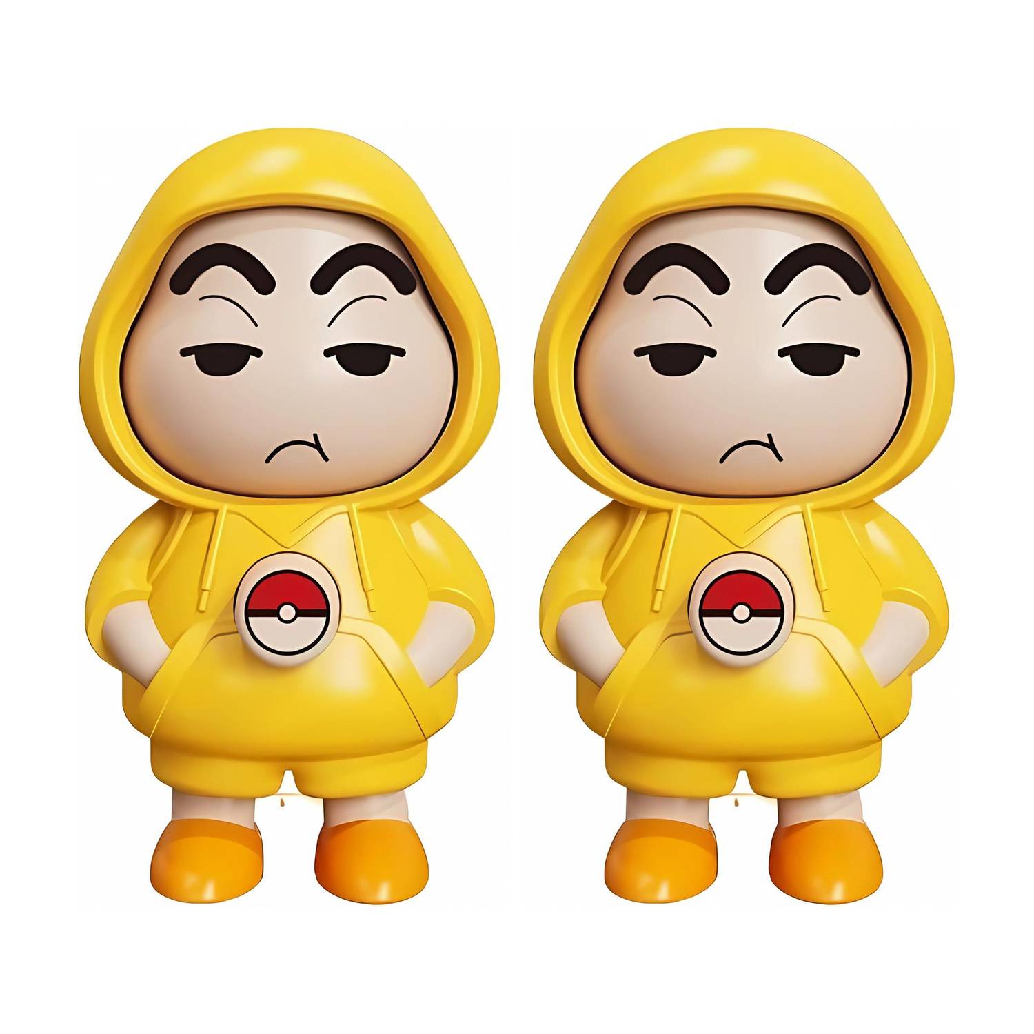Krishna Trading Shinchan Expression Toy – Yellow Hoodie Figure