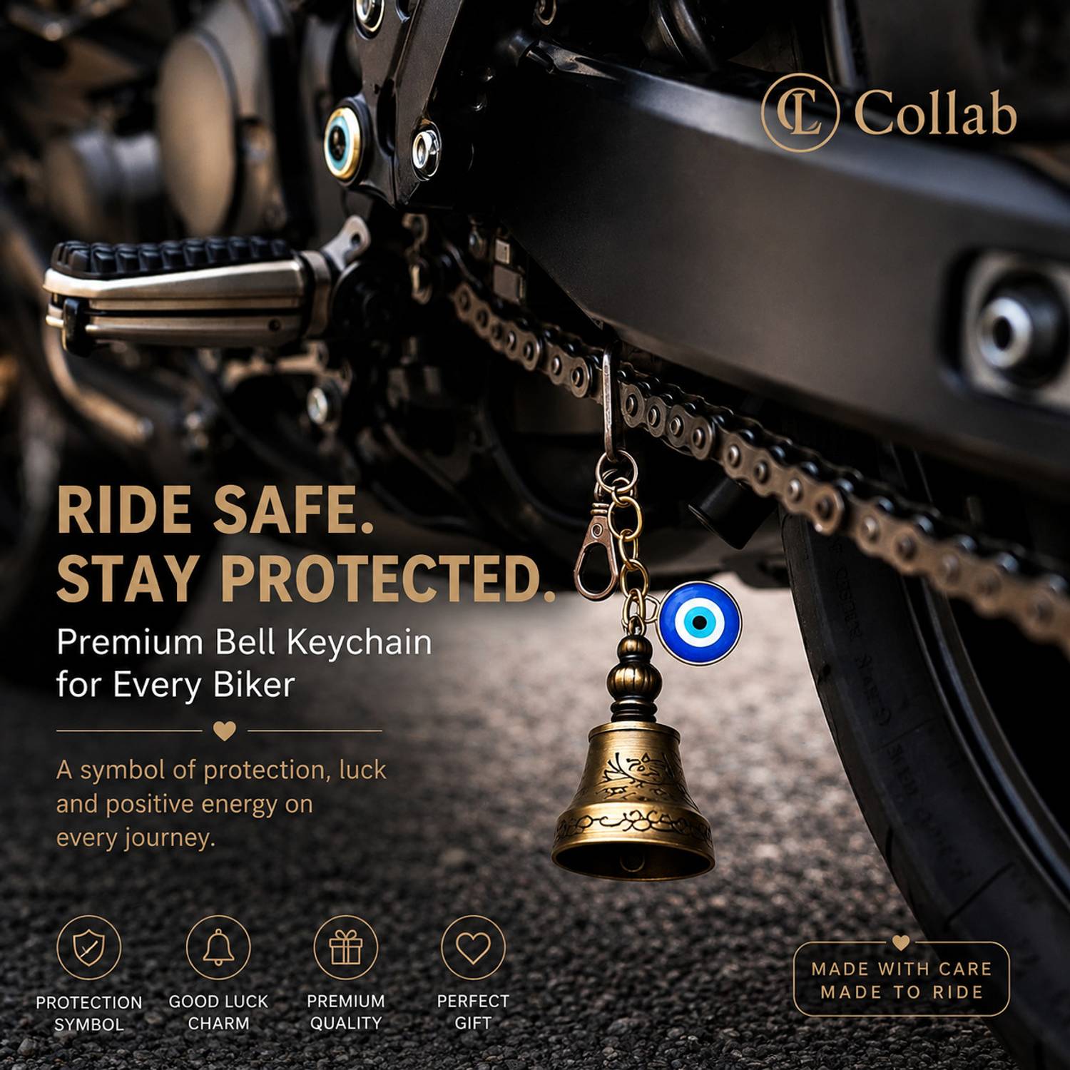 Collab Guardian Bell Keychain - Image 5