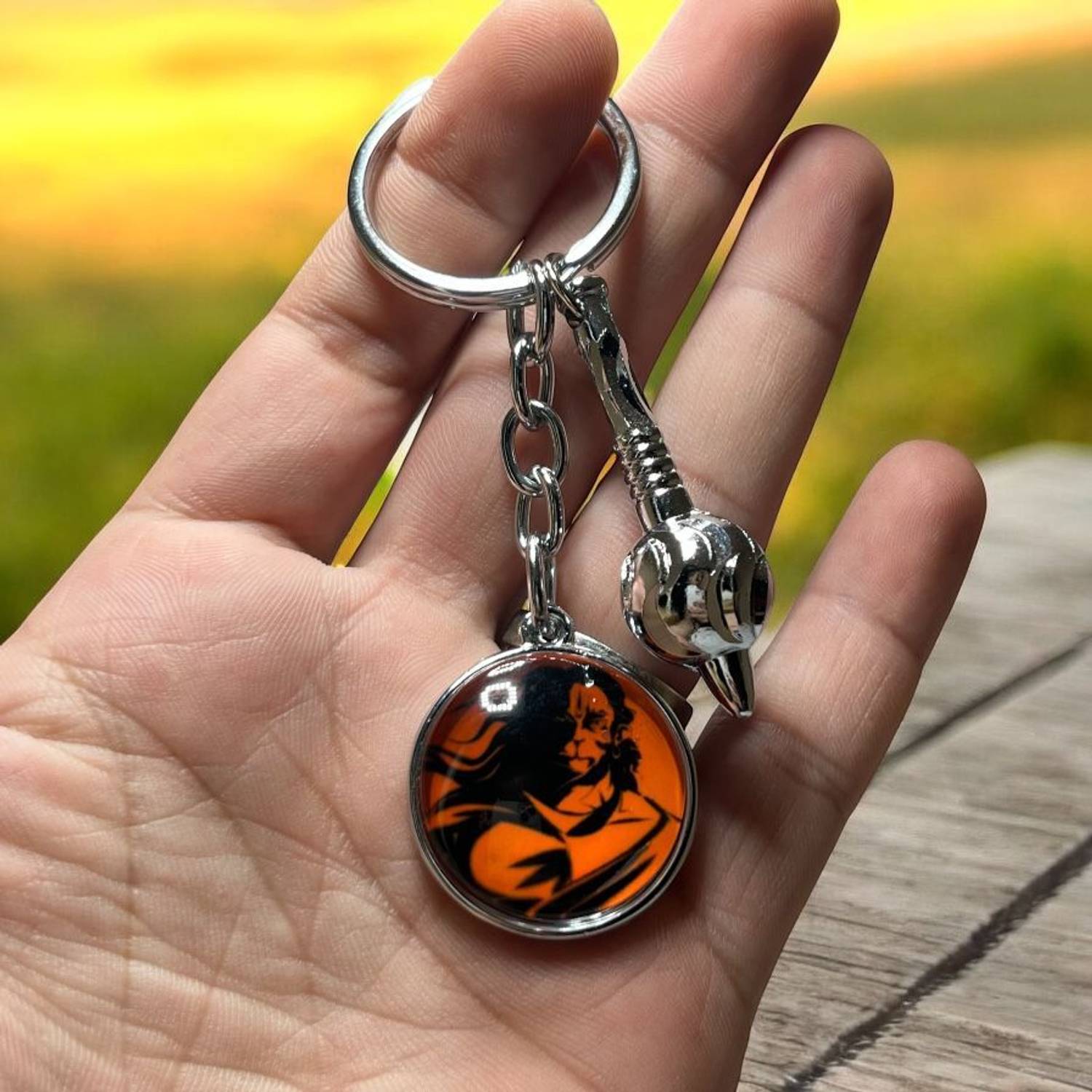 aflatunfashion 041 Hanuman Metal Keychain Key Chain
