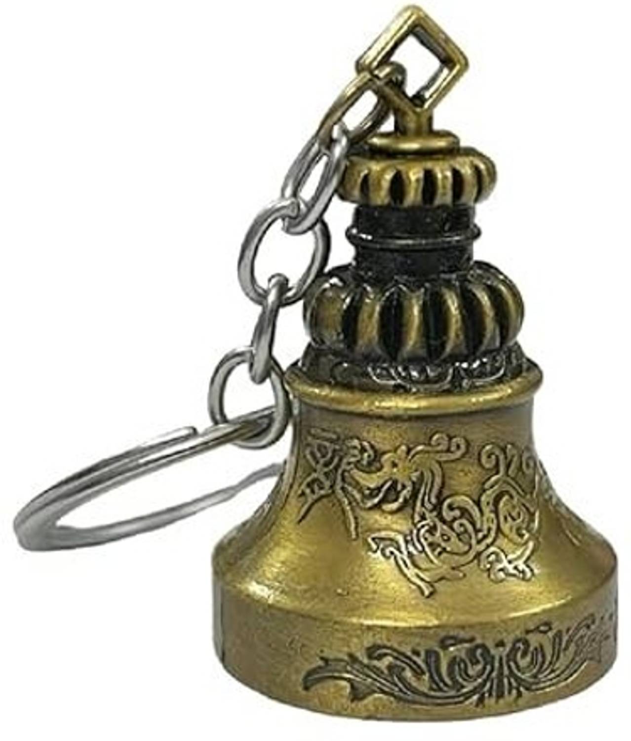 Bodytech Guardian Bell KeyChain Tibetan Key Chain Good Luck Key Chain Key Chain