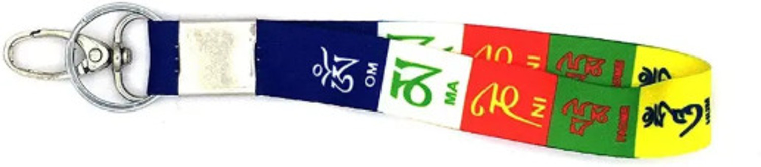 Image of Vighneshvara Tibetan Flag and keychain for bikes and cars Key Chain