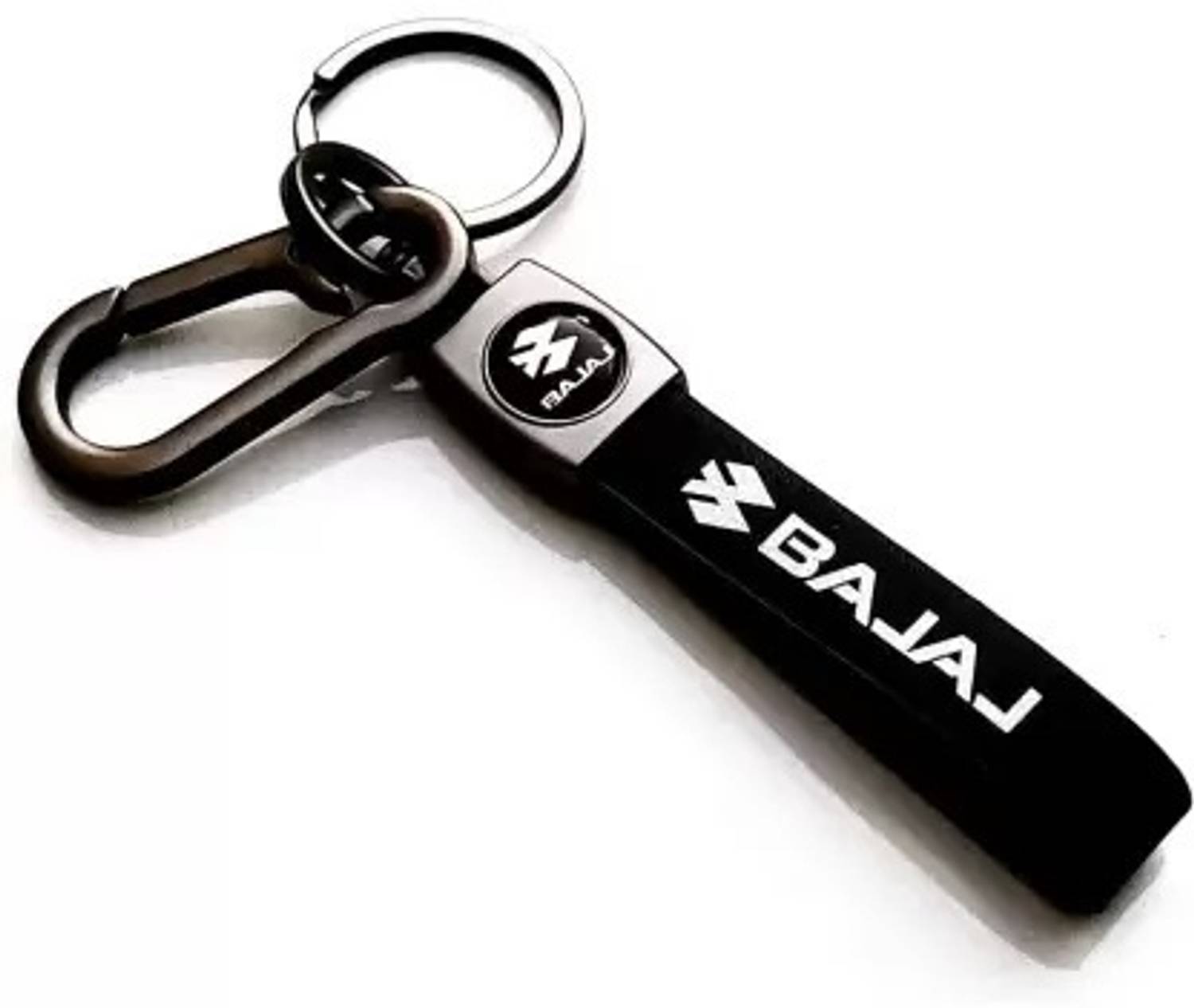 Mistazzo Bajaj Leather Hook Metal Keyring - Image 2